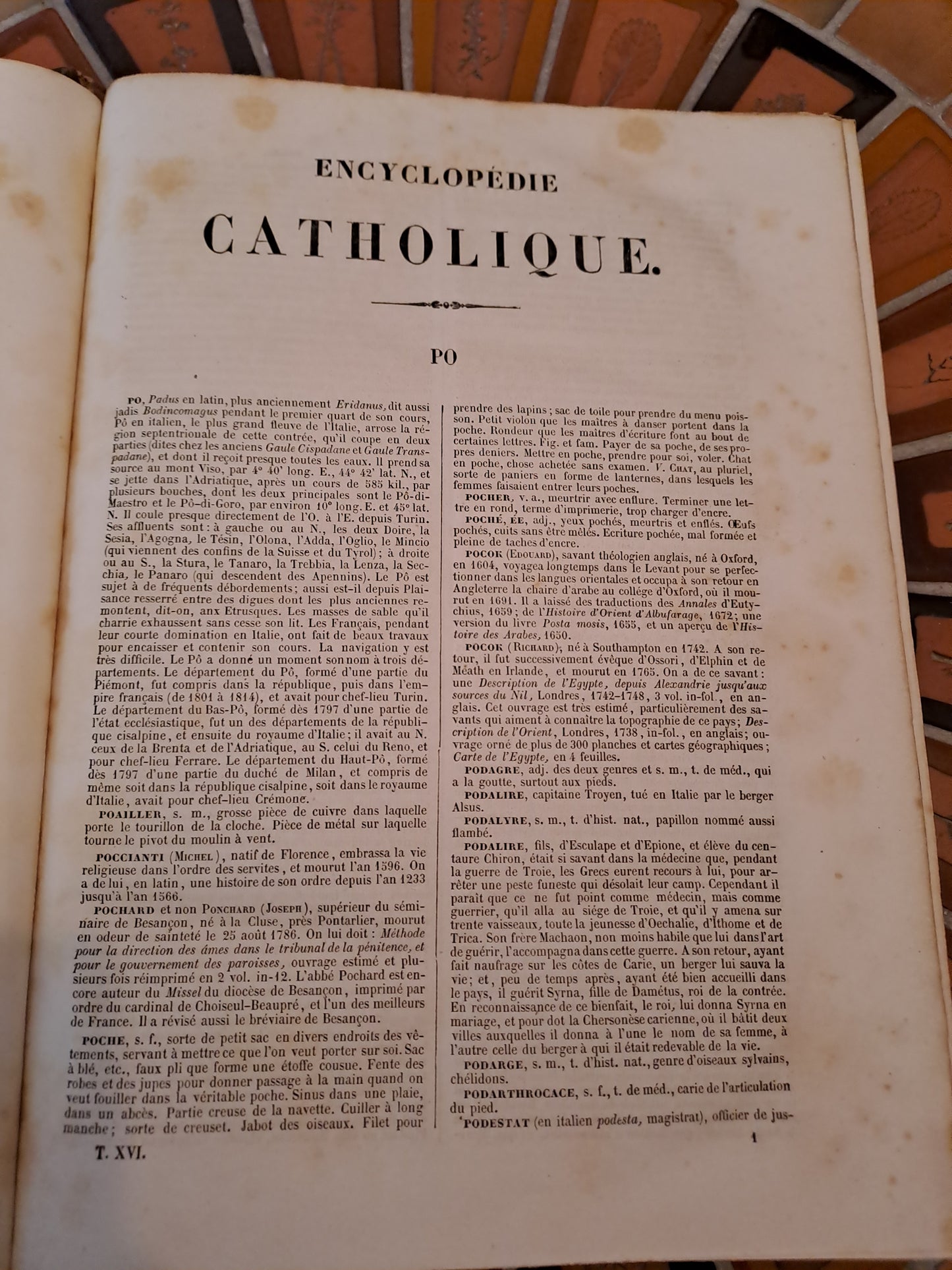 Encyclopedie Catholique. Abbé Glaire. T16. 1848.