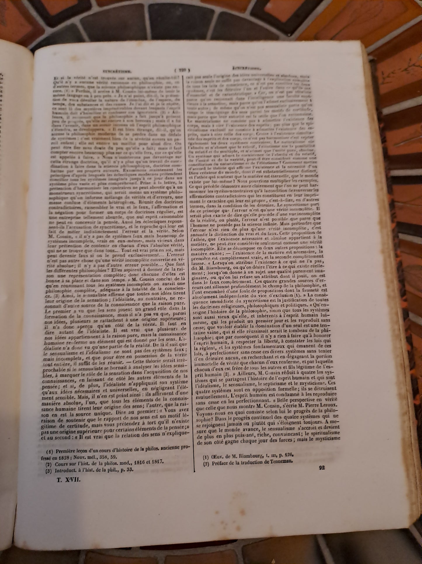 Encyclopedie Catholique. Abbé Glaire. T17. 1848.