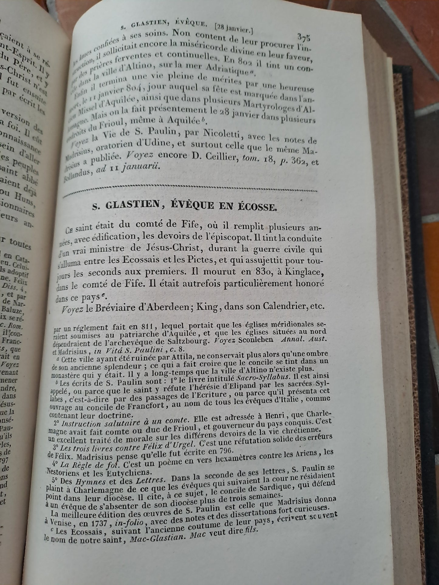 Vies Des Pères, Martyrs Et Autres... Abbé Godescard. T1. 1853.