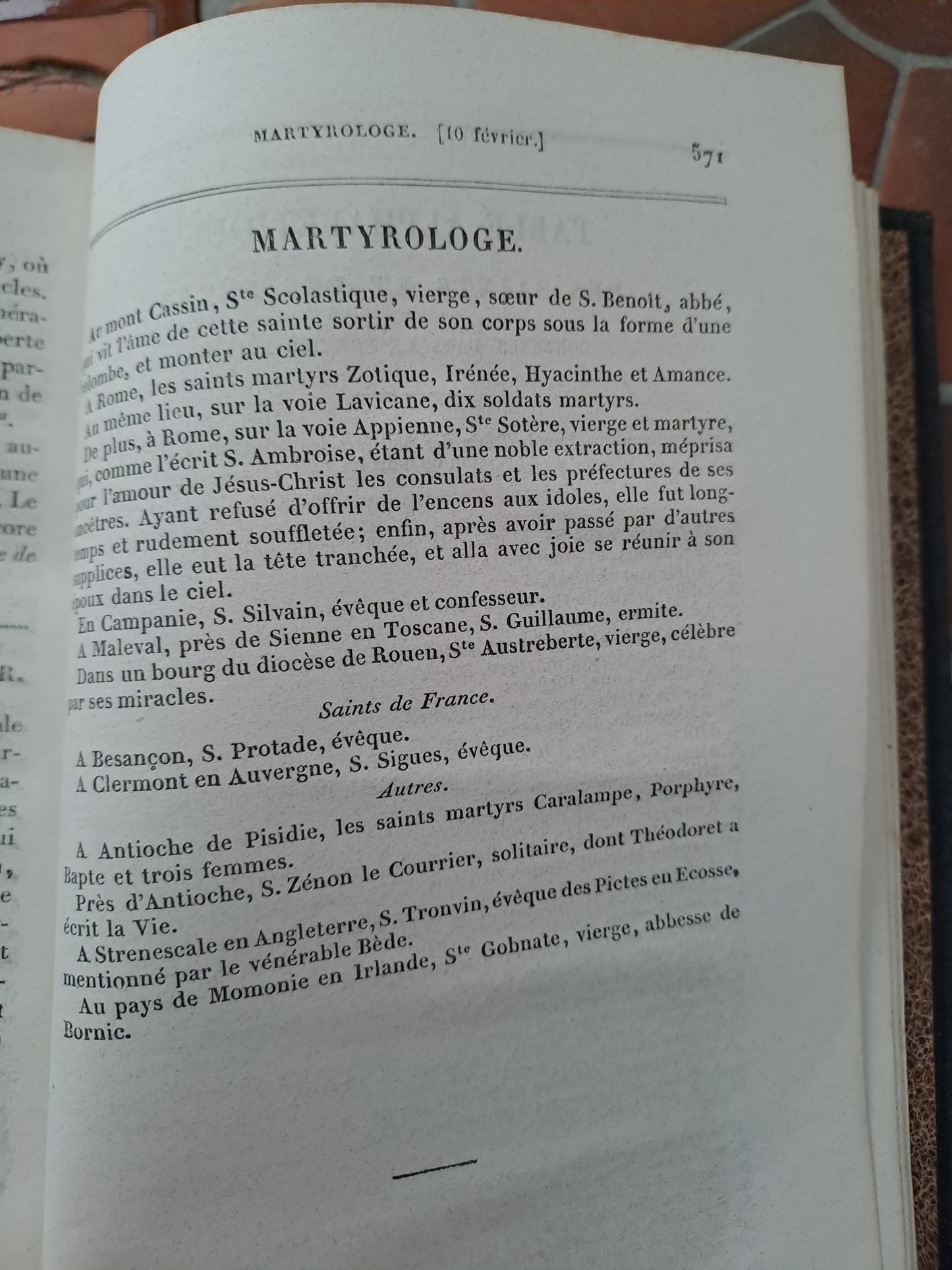 Vies Des Pères, Martyrs Et Autres... Abbé Godescard. T1. 1853.