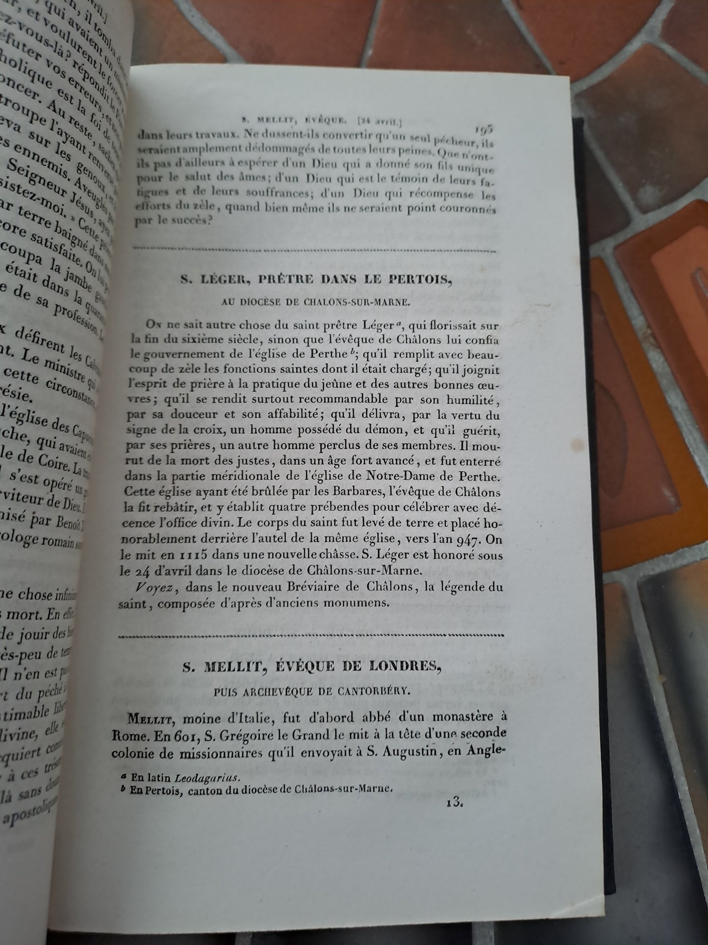 Vies Des Pères, Martyrs Et Autres... Abbé Godescard. T3. 1853.