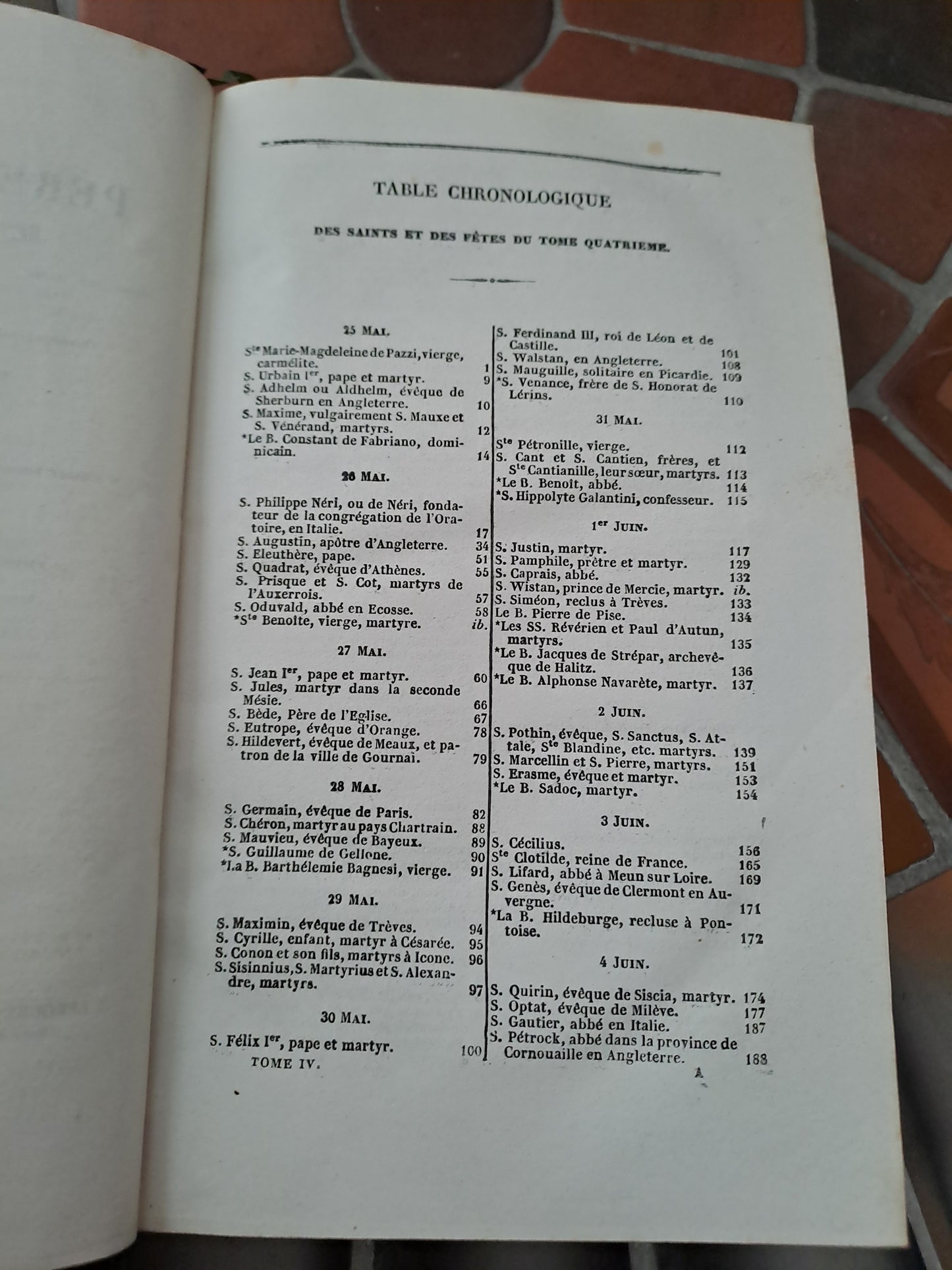 Vies Des Pères, Martyrs Et Autres.... Abbé Godescard. T4. 1853.