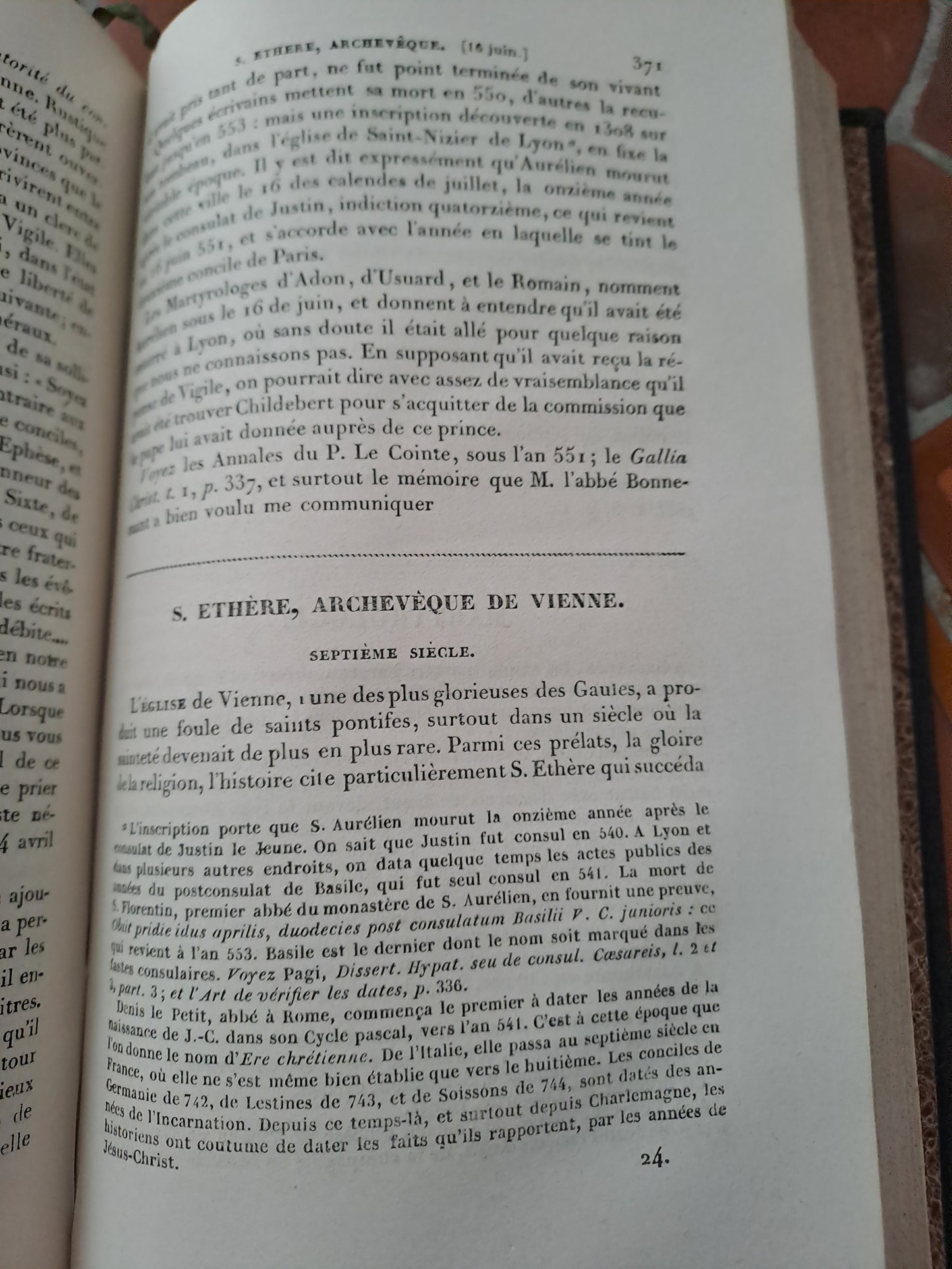 Vies Des Pères, Martyrs Et Autres.... Abbé Godescard. T4. 1853.