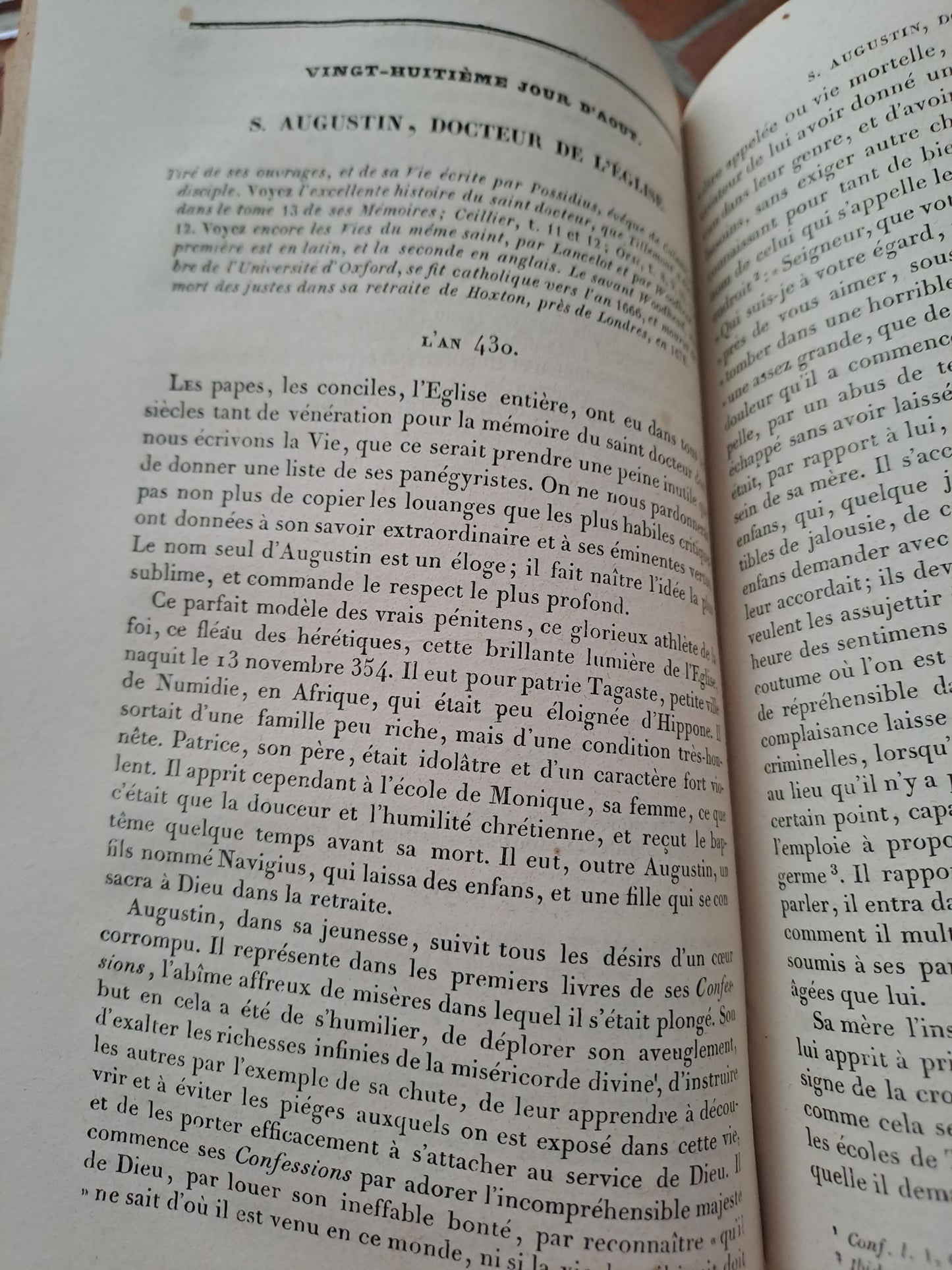 Vies Des Pères, Martyrs Et Autres... Abbé Godescard. T6. 1853.