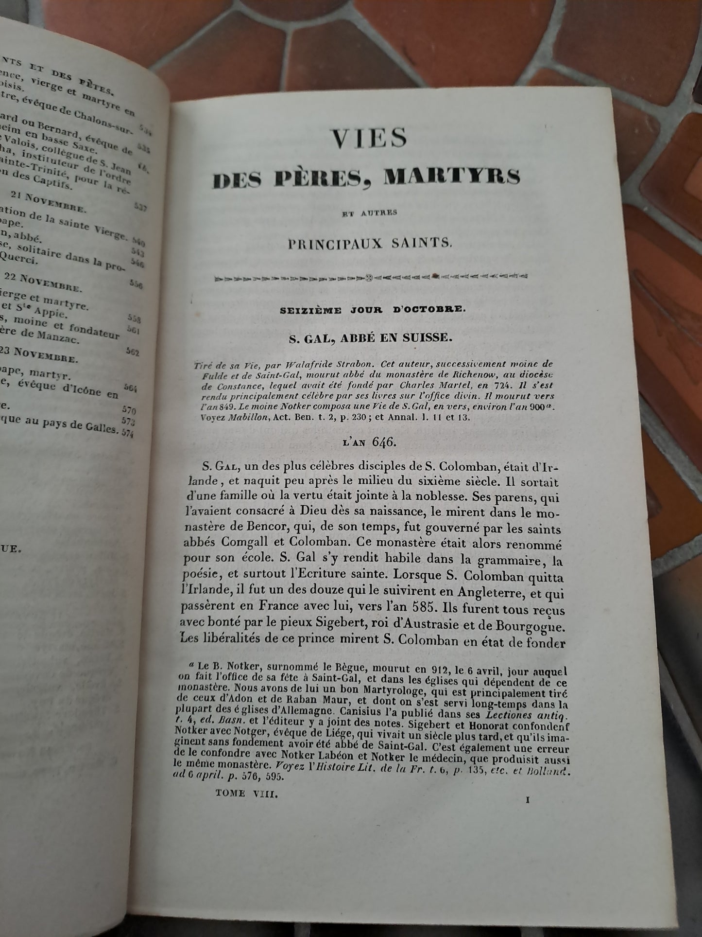 Vies Des Pères, Martyrs Et Autres... T8. Abbé Godescard.