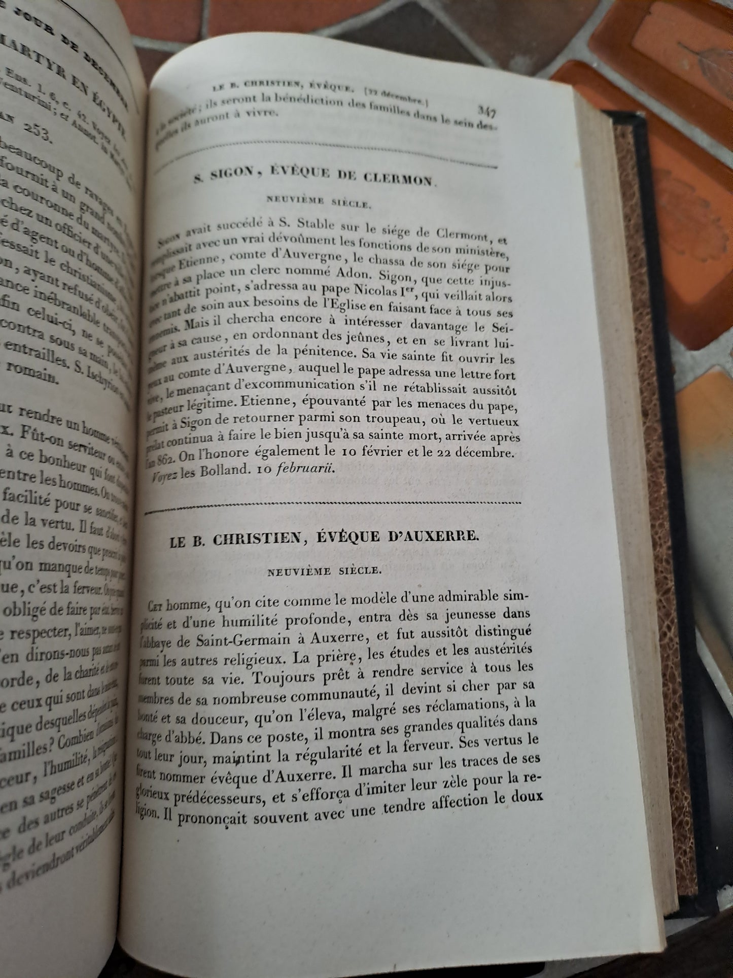 Vies Des Pères, Martyrs Et Autres... Abbé Godescard.  T9. 1853.