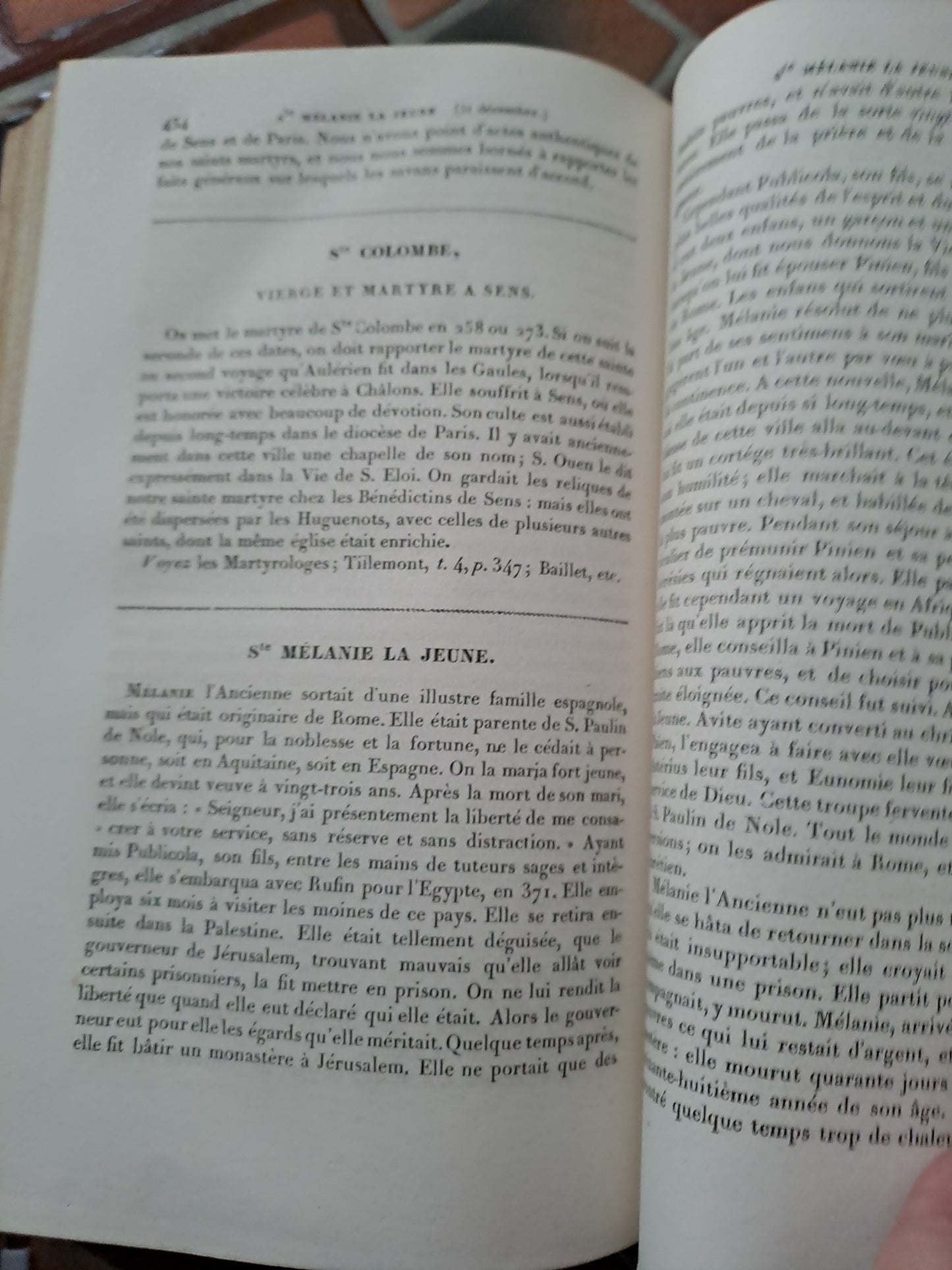 Vies Des Pères, Martyrs Et Autres... Abbé Godescard.  T9. 1853.