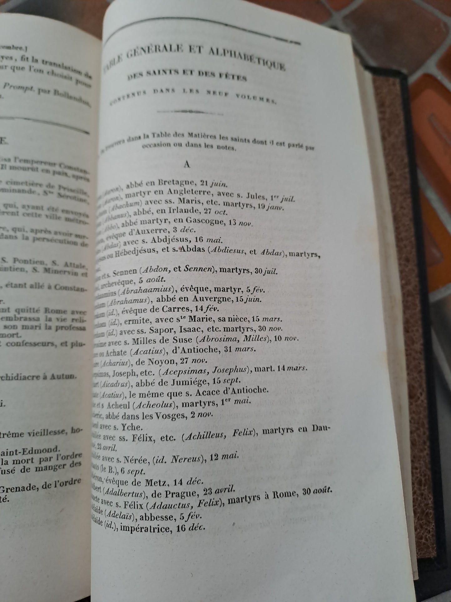 Vies Des Pères, Martyrs Et Autres... Abbé Godescard.  T9. 1853.