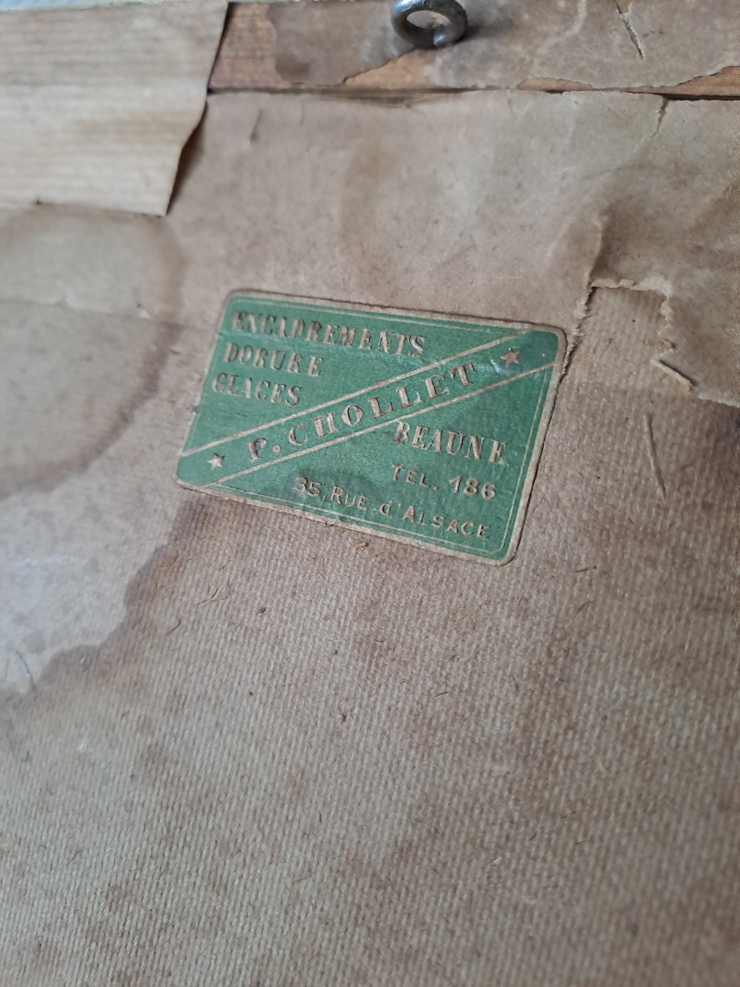 Cadre Représentant La Sainte Vierge Marie. Mater Dolorosa. Ancien decoration vintage catholique.