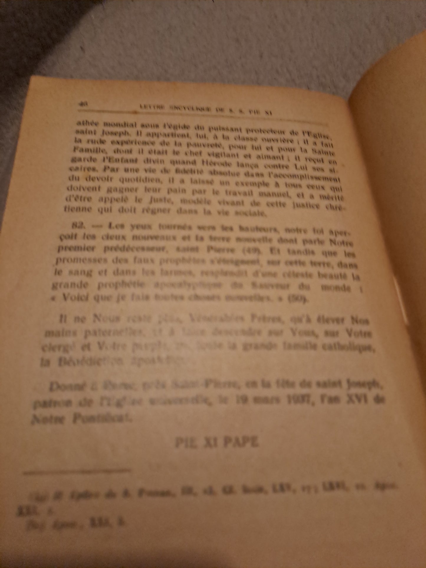 Encyclique. Divini redemptoris. Pie XI.