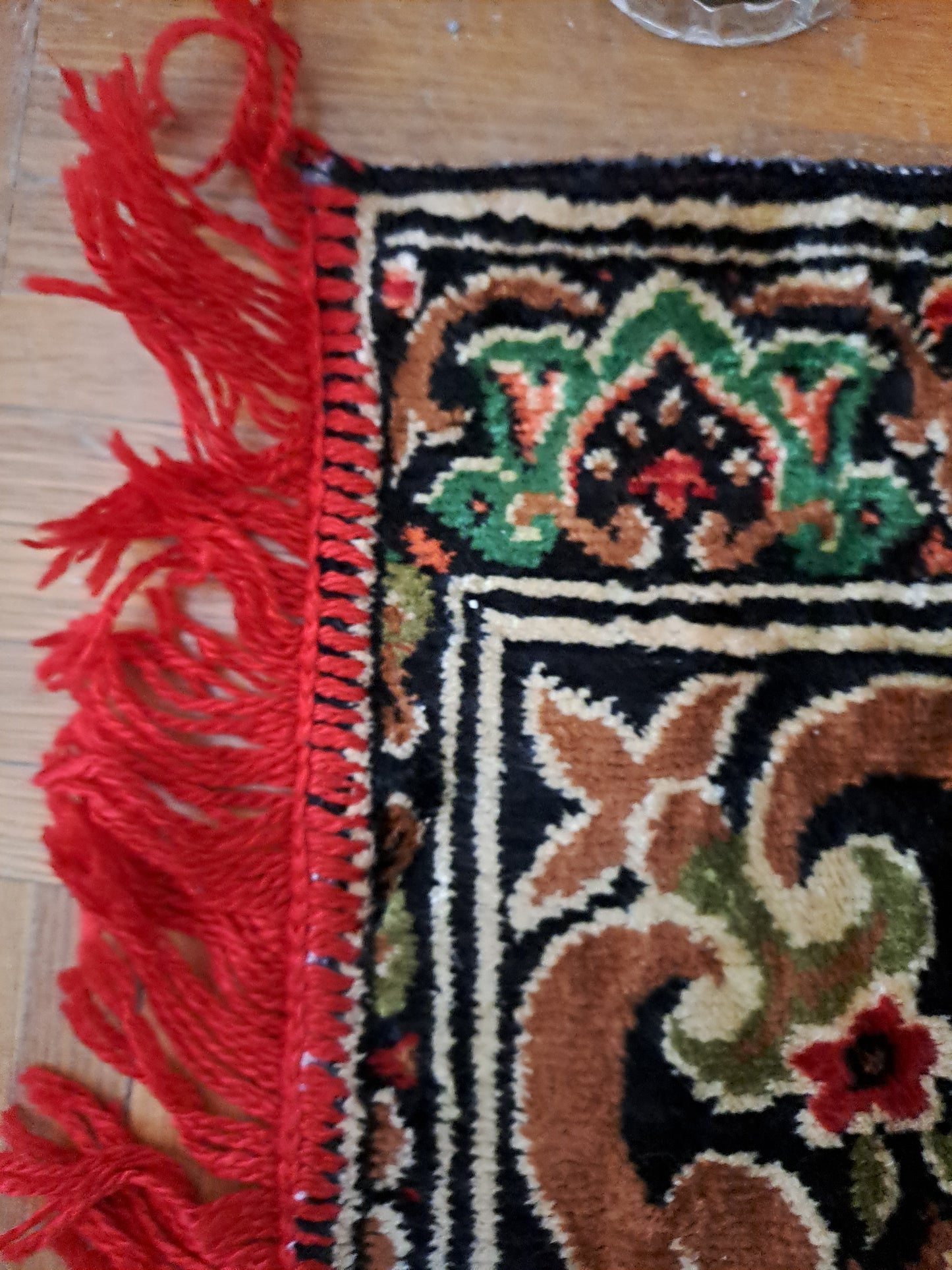 Tapisserie. Cerf Et Chevreuil. Tapis de table.