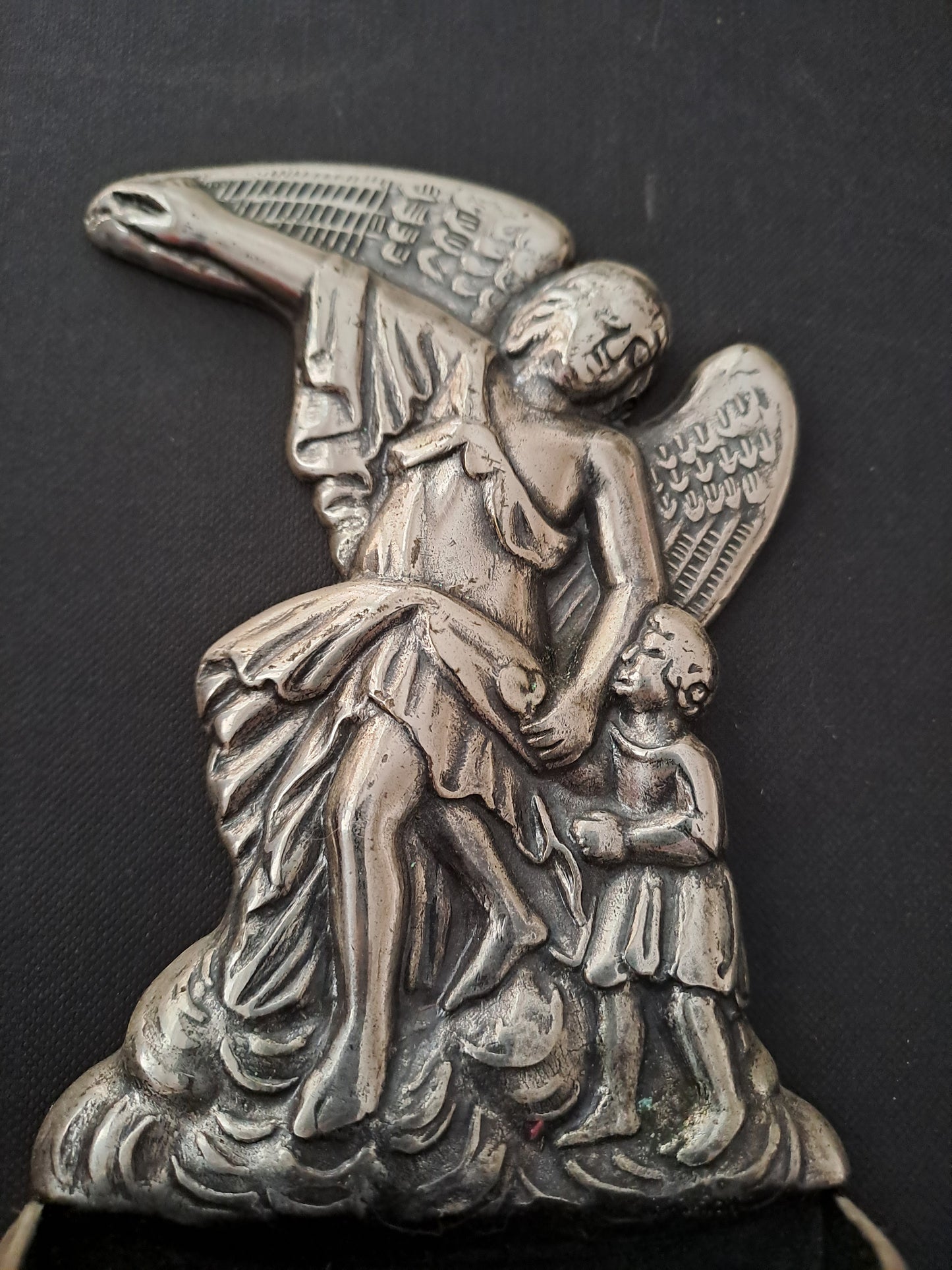 Benitier ange gardien Ancienne decoration vinatge catholique