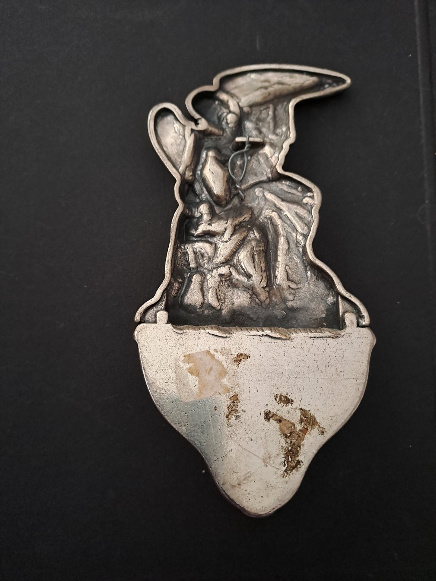 Benitier ange gardien Ancienne decoration vinatge catholique