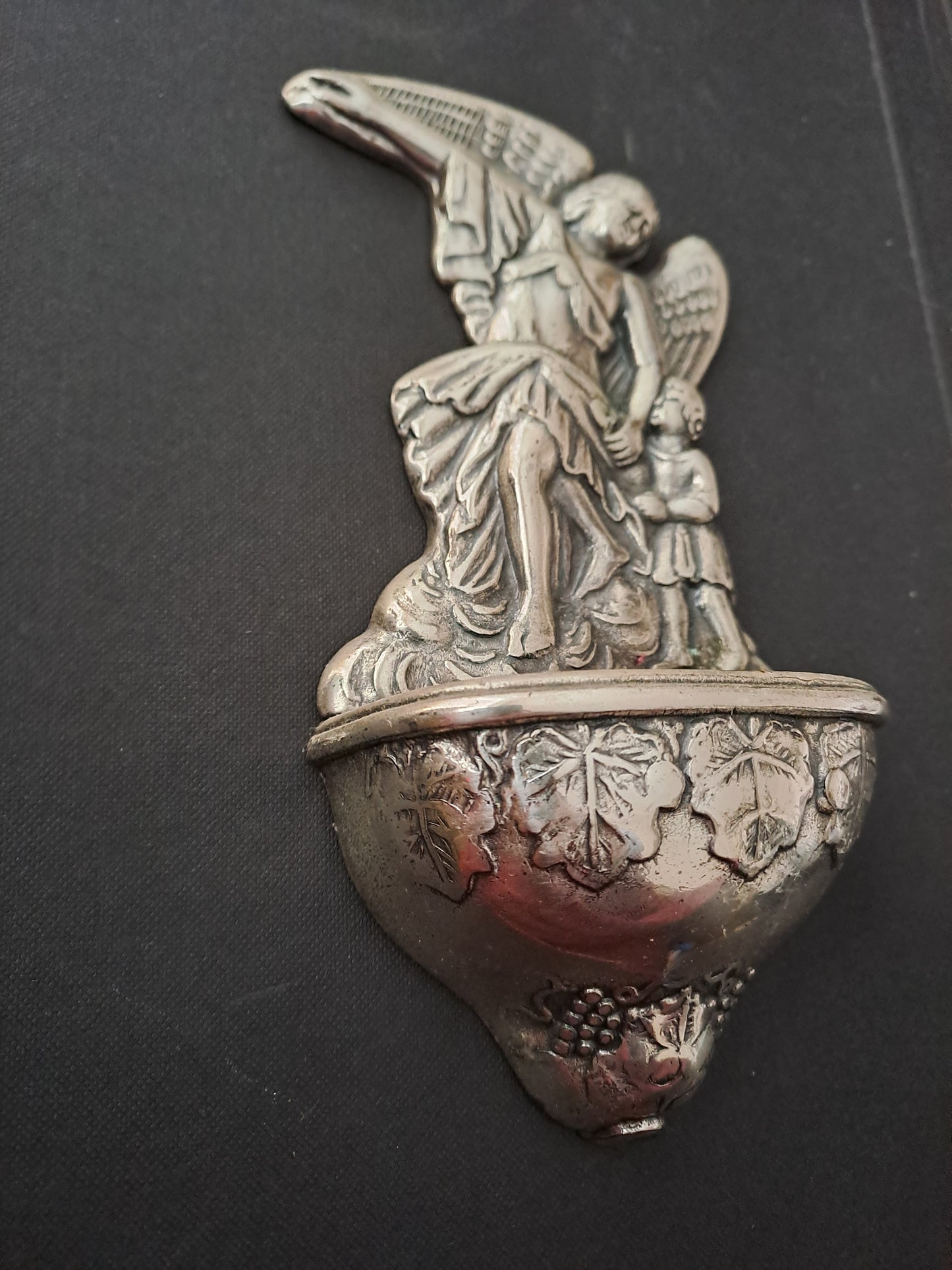 Benitier ange gardien Ancienne decoration vinatge catholique