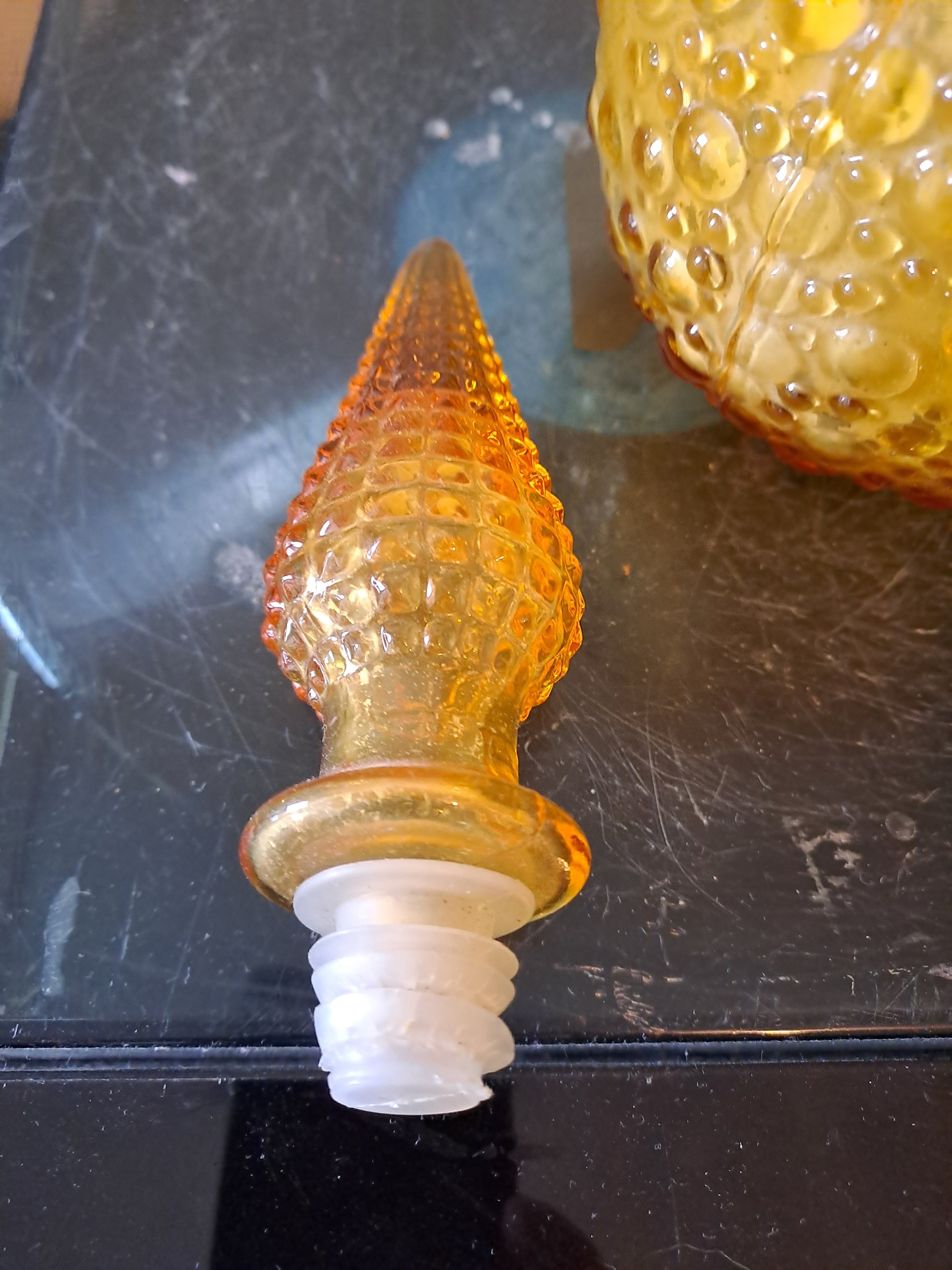 Bouteille d'Empoli Genie Bottle 2 Ancienne decoration vintage