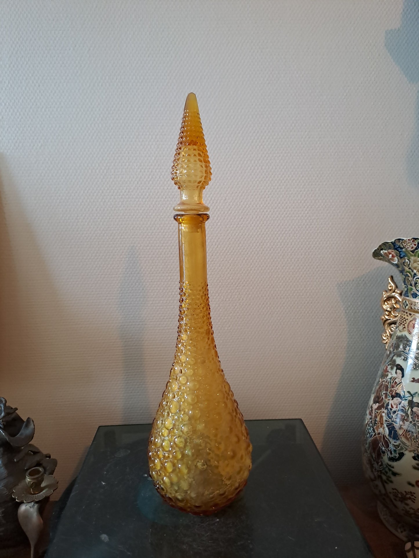 Bouteille d'Empoli Genie Bottle 2 Ancienne decoration vintage