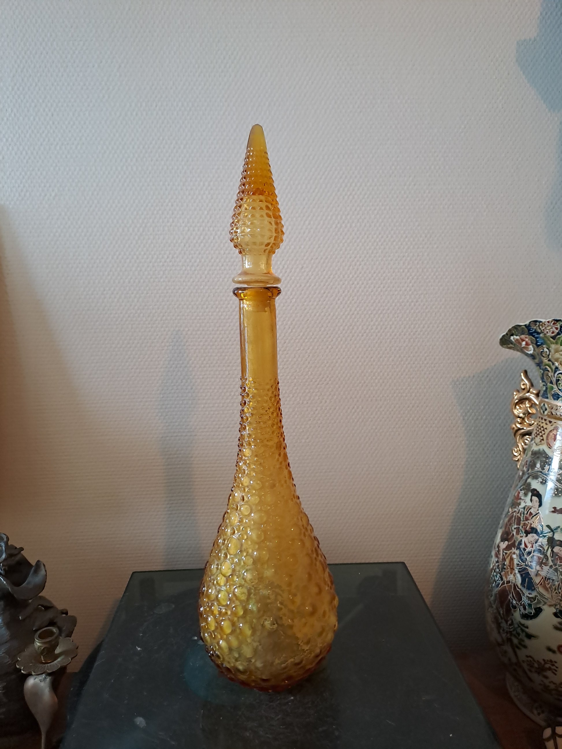 Bouteille d'Empoli Genie Bottle 2 Ancienne decoration vintage