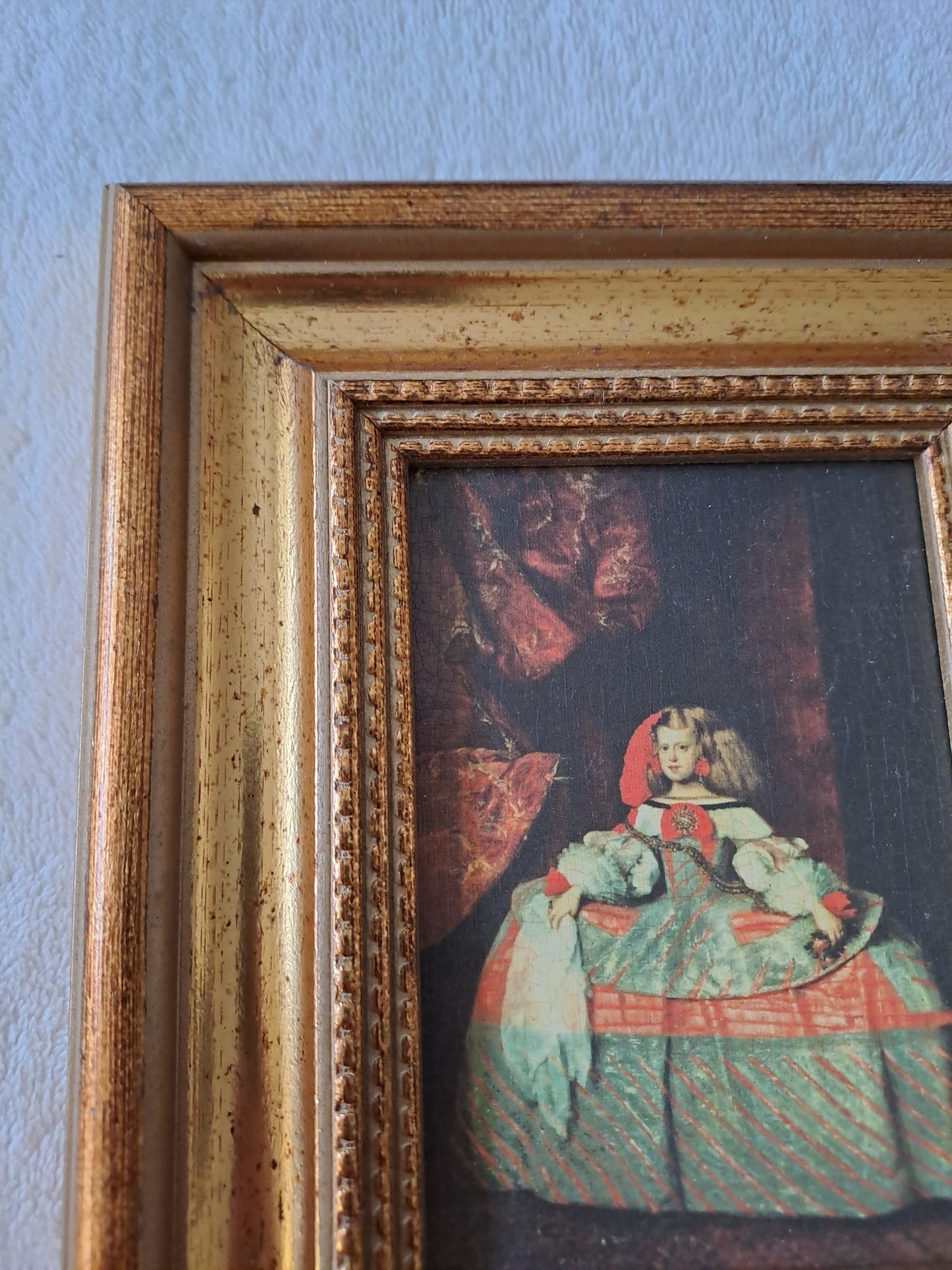 Cadre / tableau. L'Infante Marguerite. Vélasquez ( 1599 -1660).