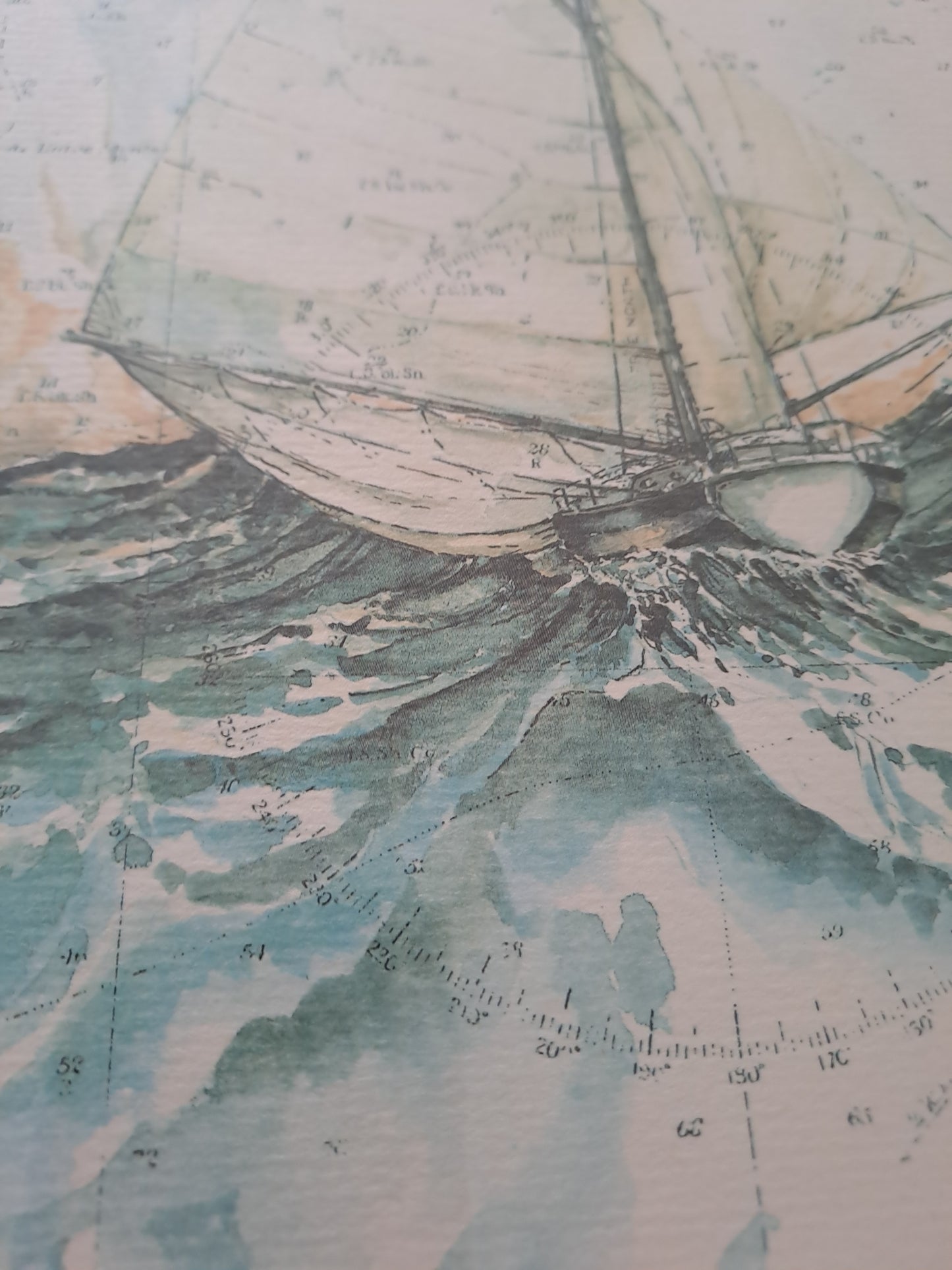 Lithographie. Jean Doat. Numéroté (50/300) Et Signé Au Crayon.  Ancien décoration vintage.