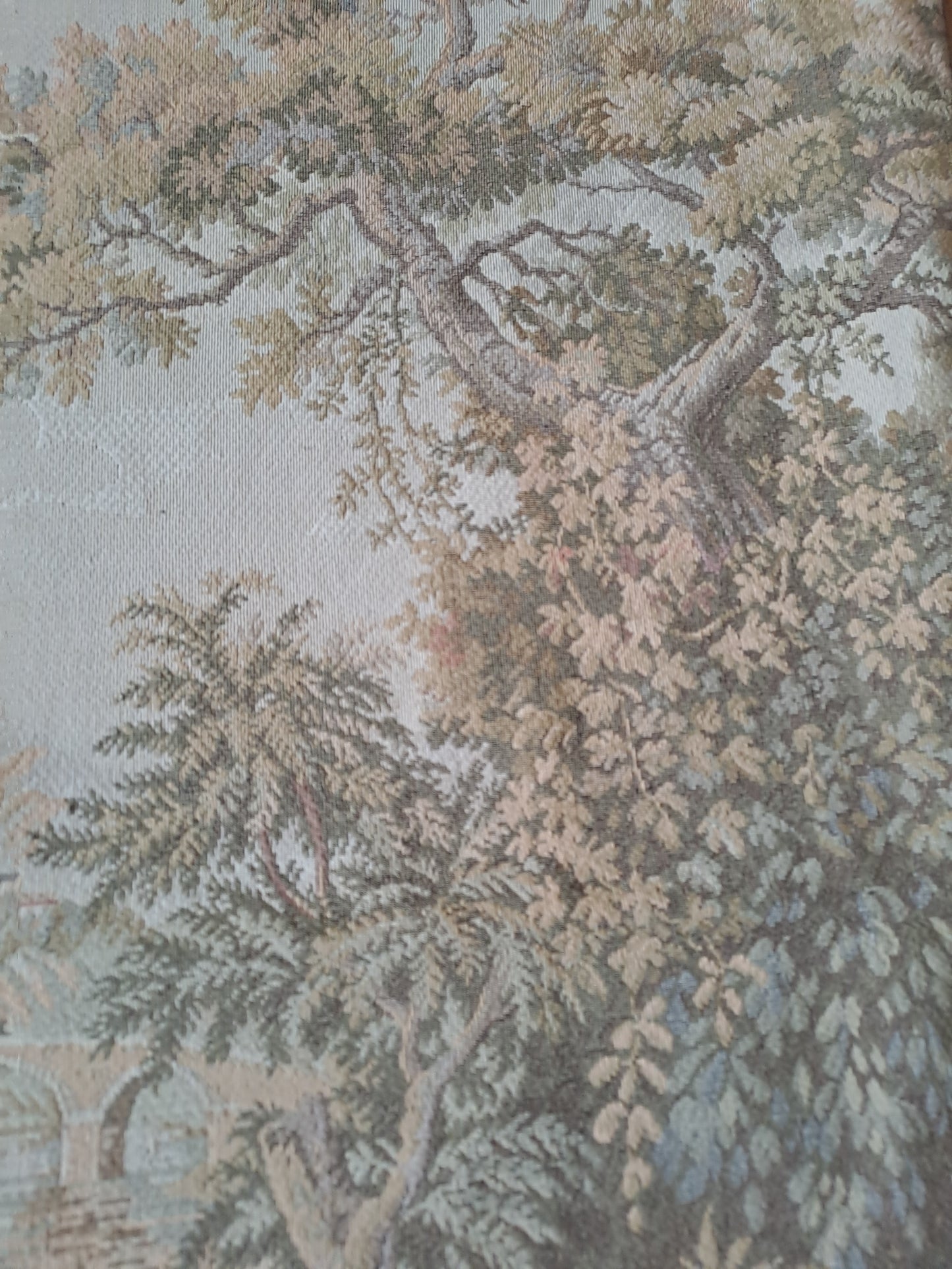 Tapisserie Murale Française. Paysage Romantique.