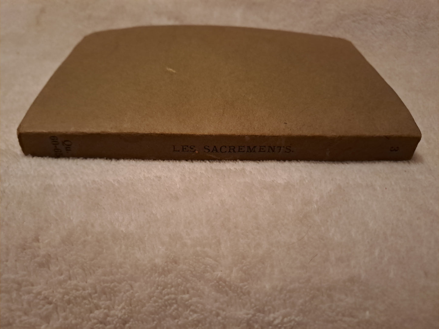 Somme theologique. Les sacrements 3a, questions 60-65. Saint Thomas D'Aquin. Ancien livre vintage catholique Sacré-coeur.