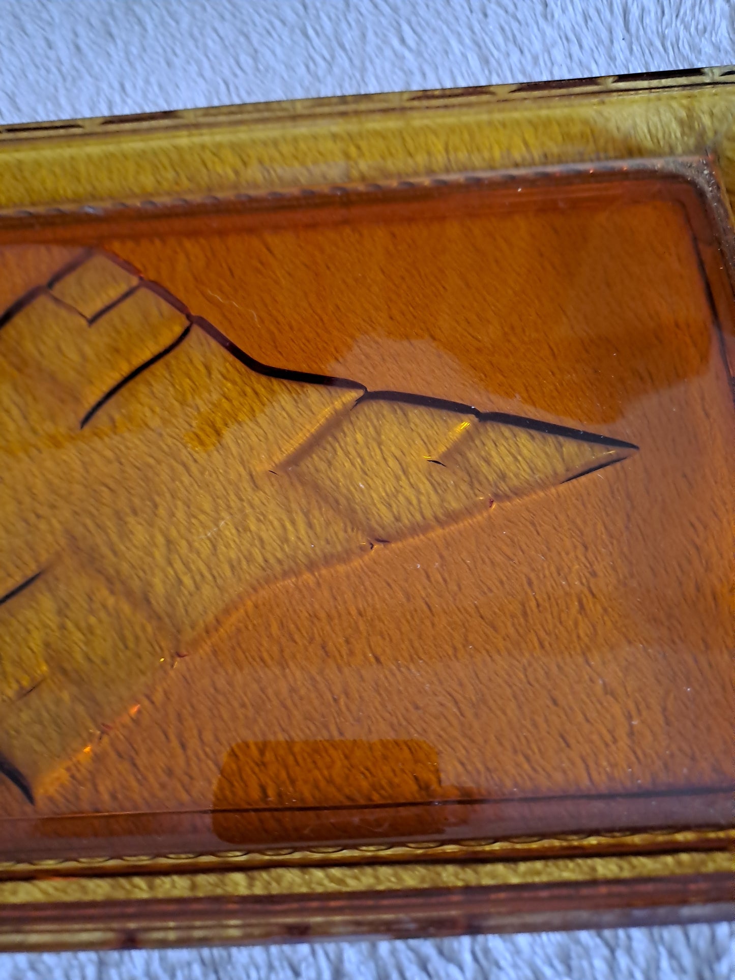 Plateau de service. Art deco.