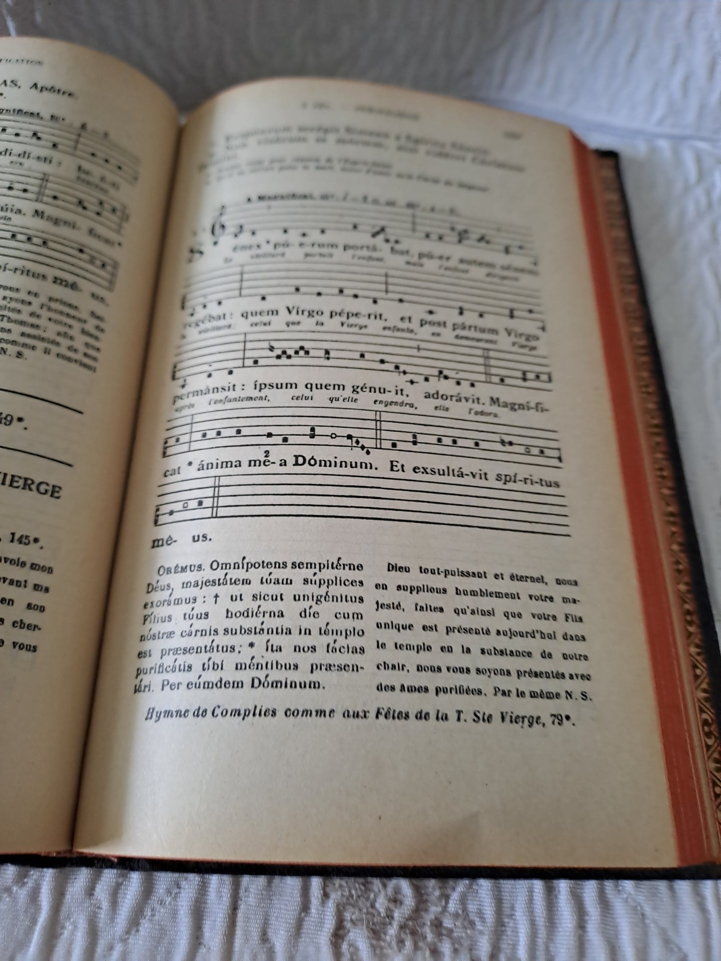 Vespéral Dominical en Notation Gregorienne Et Clef De Sol. 1926.