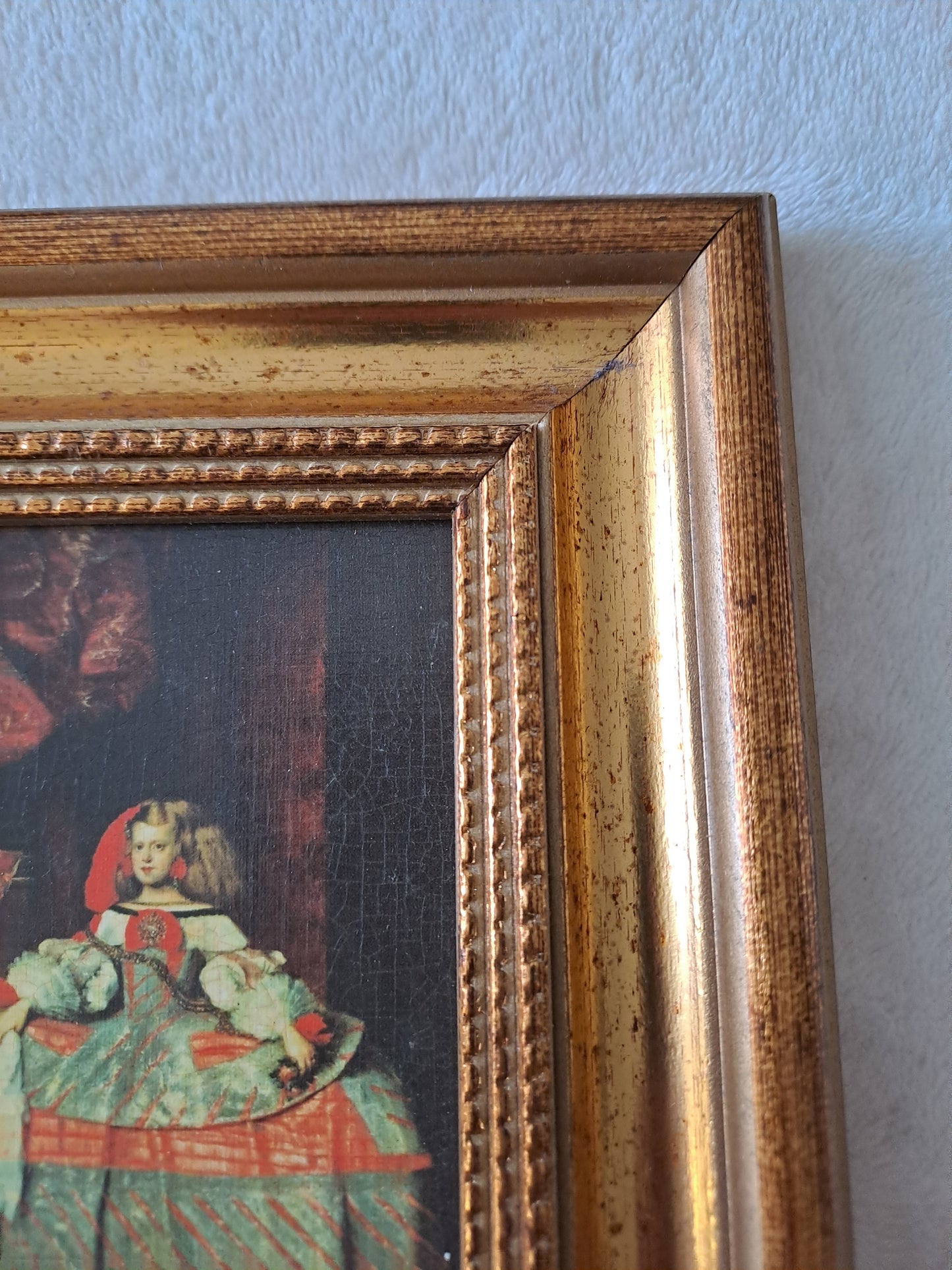 Cadre / tableau. L'Infante Marguerite. Vélasquez ( 1599 -1660).