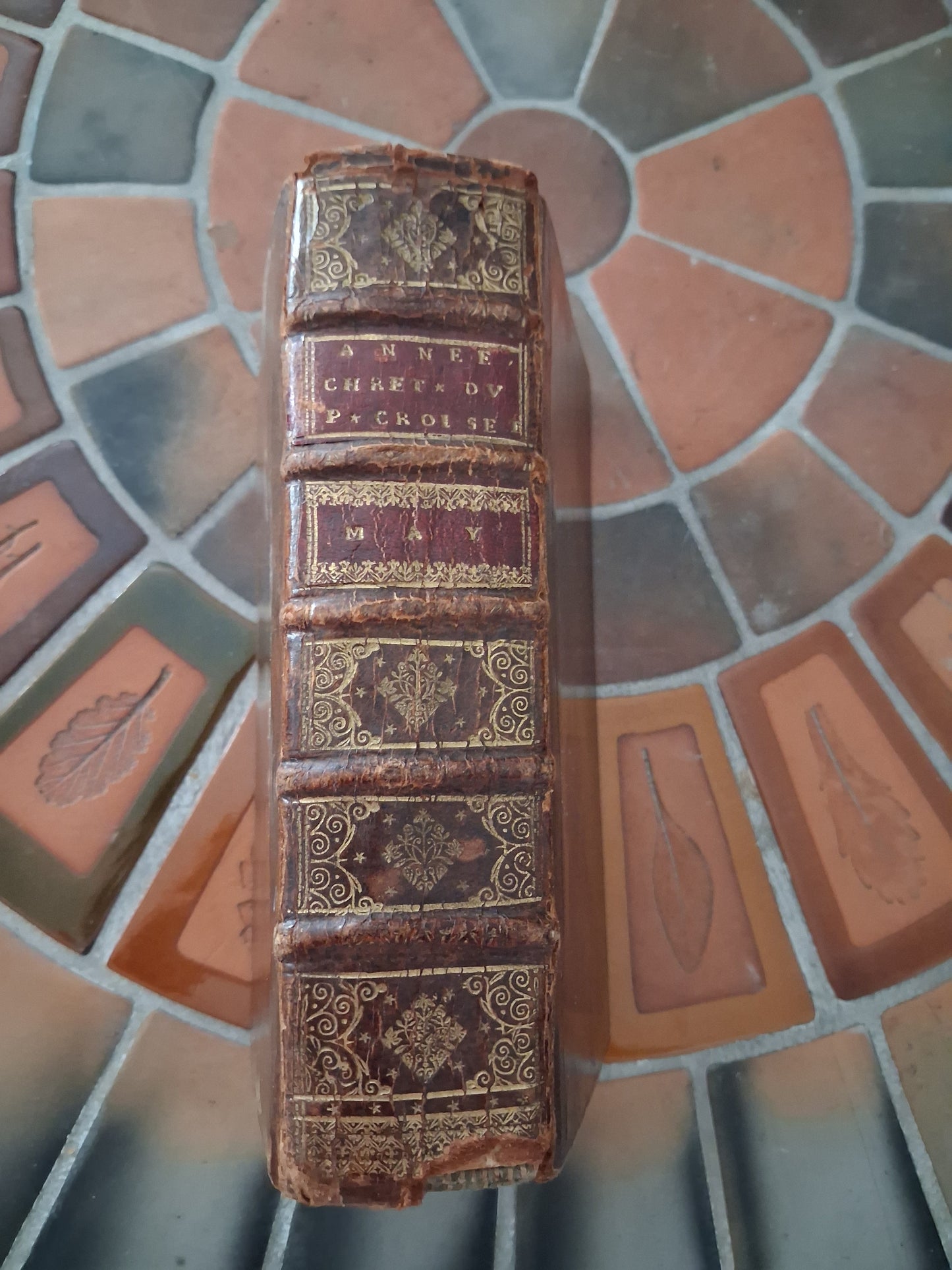 Année chretienne. Mai ( may) 1716. Exercices de piété pour tous les jours. Ancien livre vintage catholique.