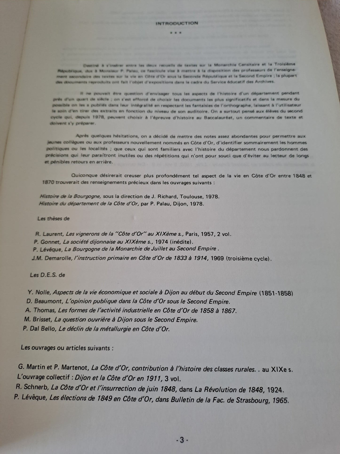 Livre. Livre.
La Côte-d'Or sous la seconde république et le second empire. 1848 - 1870.