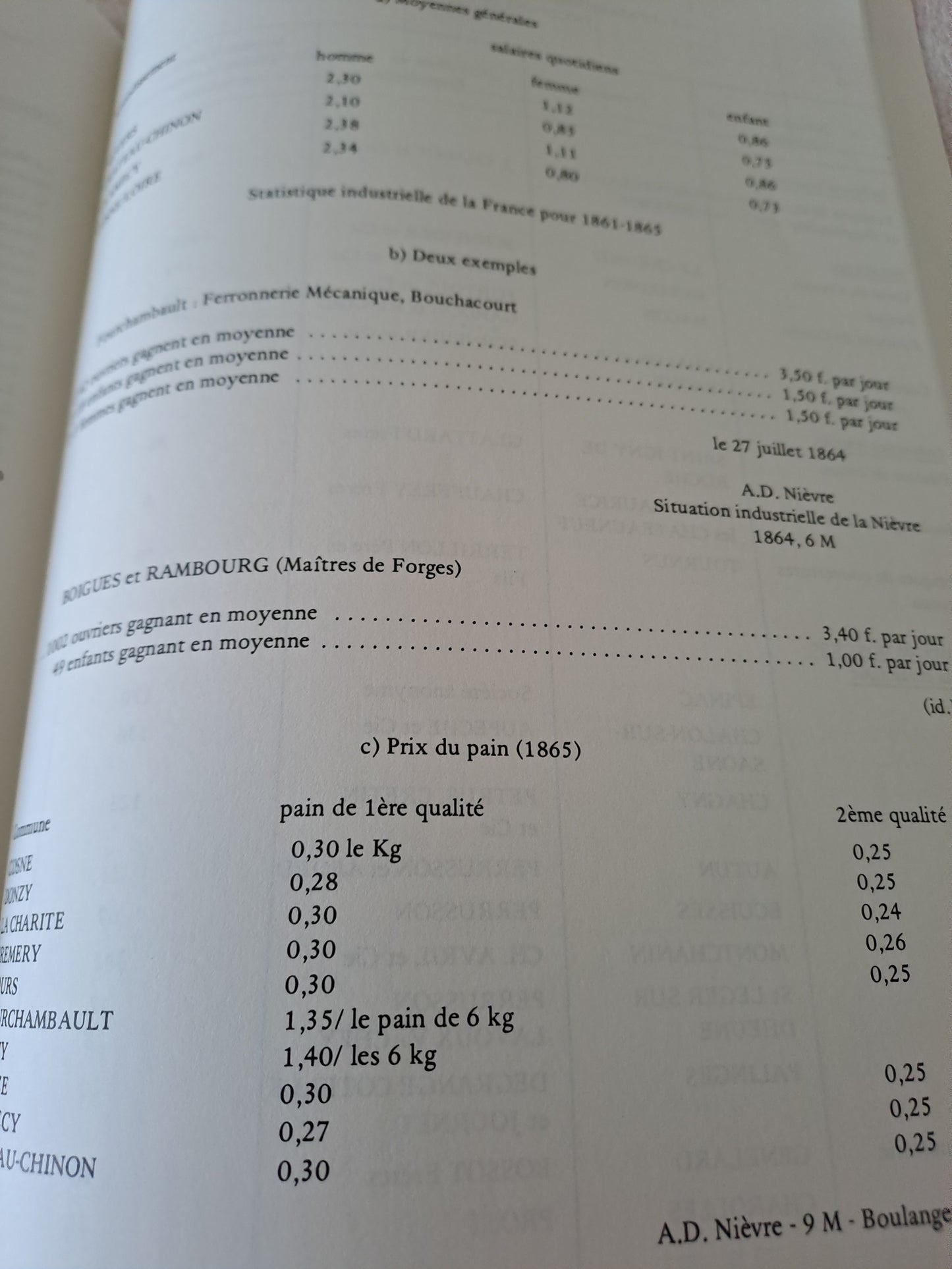 Livre. Le travail des enfants au XIXe siècle dans les industries de Bourgogne.