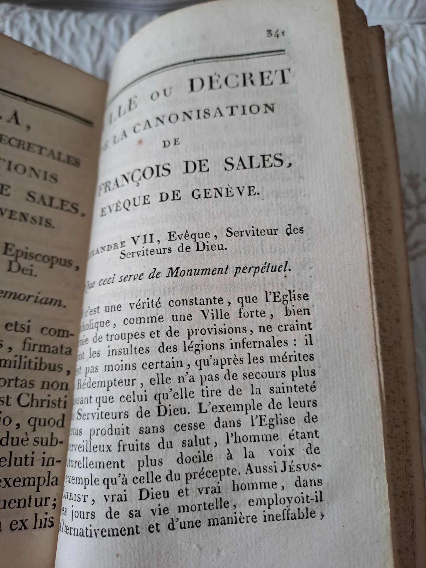 L'esprit de Saint François de Sales. T2. 1816. Ancien livre vintage catholique.