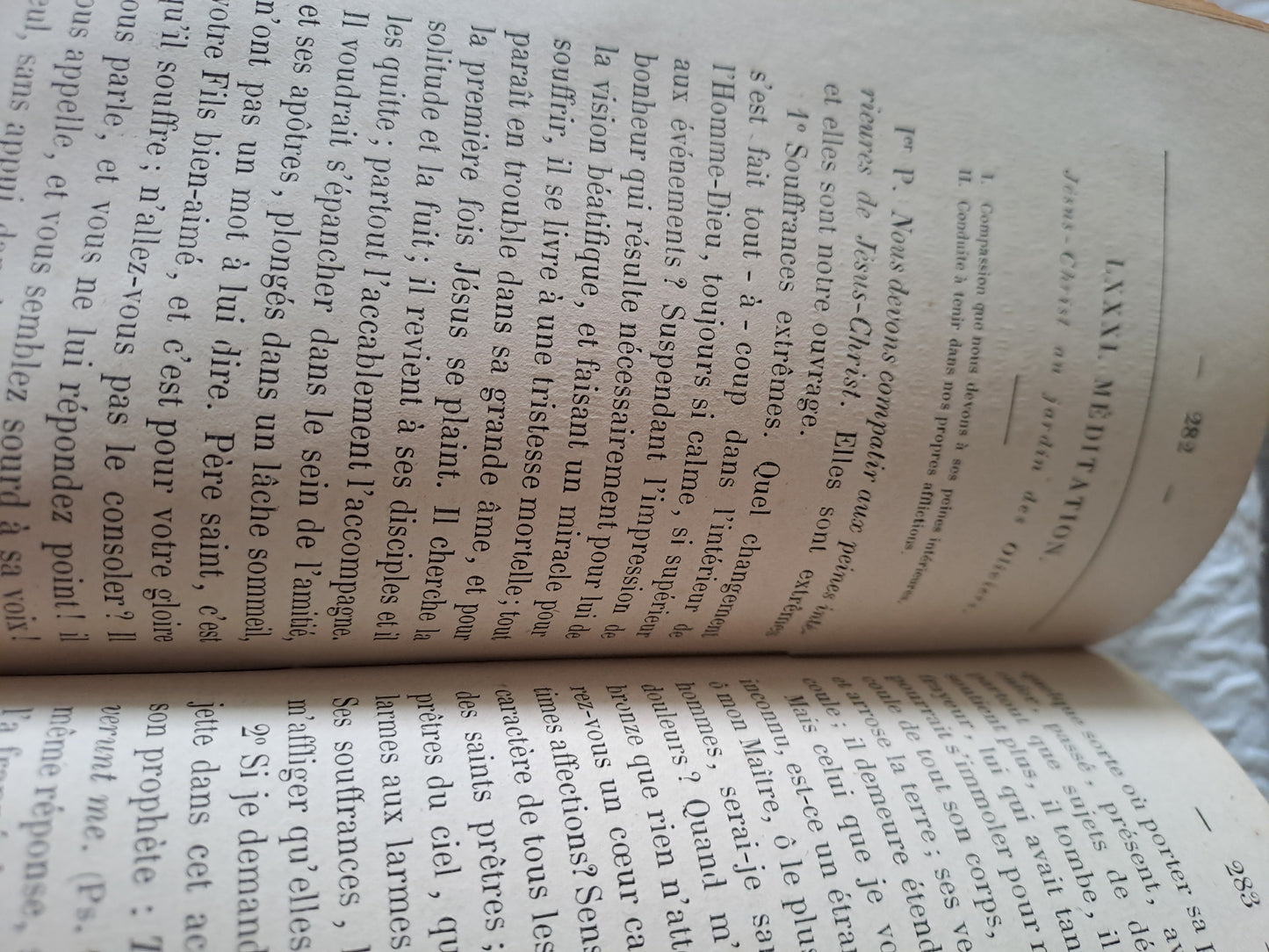 Nouveau cours de médiations sacerdotales. Par Chaignon. T3.  1871. Ancien livre vintage catholique.