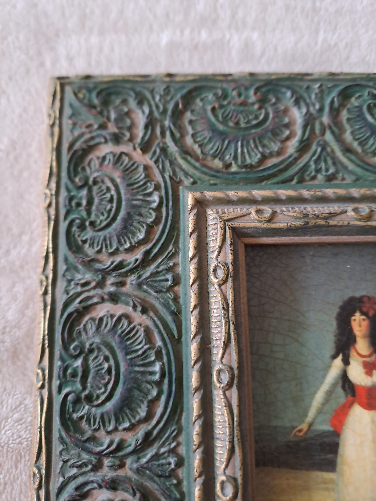 Cadre / tableau. La duchesse d'Albe. Goya : 1746 - 1828.