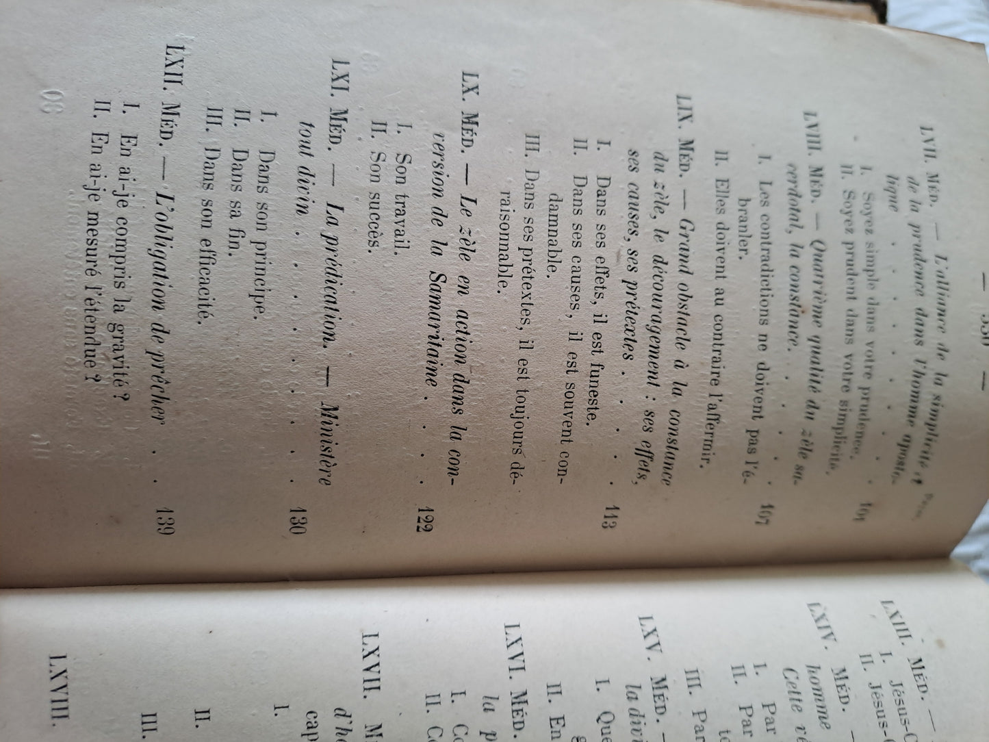 Nouveau cours de médiations sacerdotales. Par Chaignon. T3.  1871. Ancien livre vintage catholique.