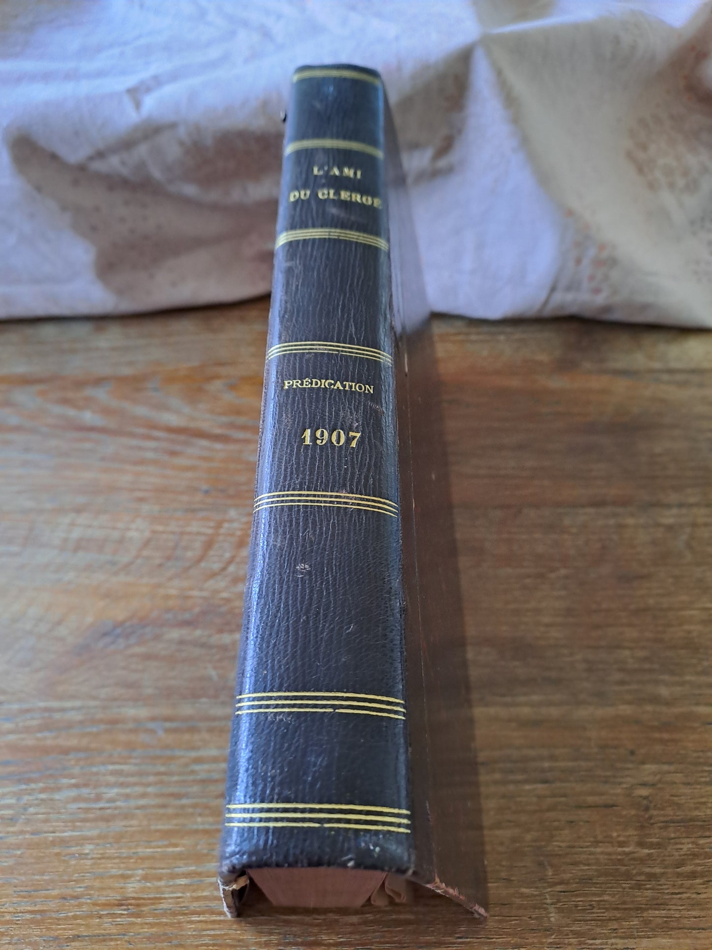 L'ami du clergé paroissial supplément à l'ami du clergé 1907. T19. Ancien livre vintage.