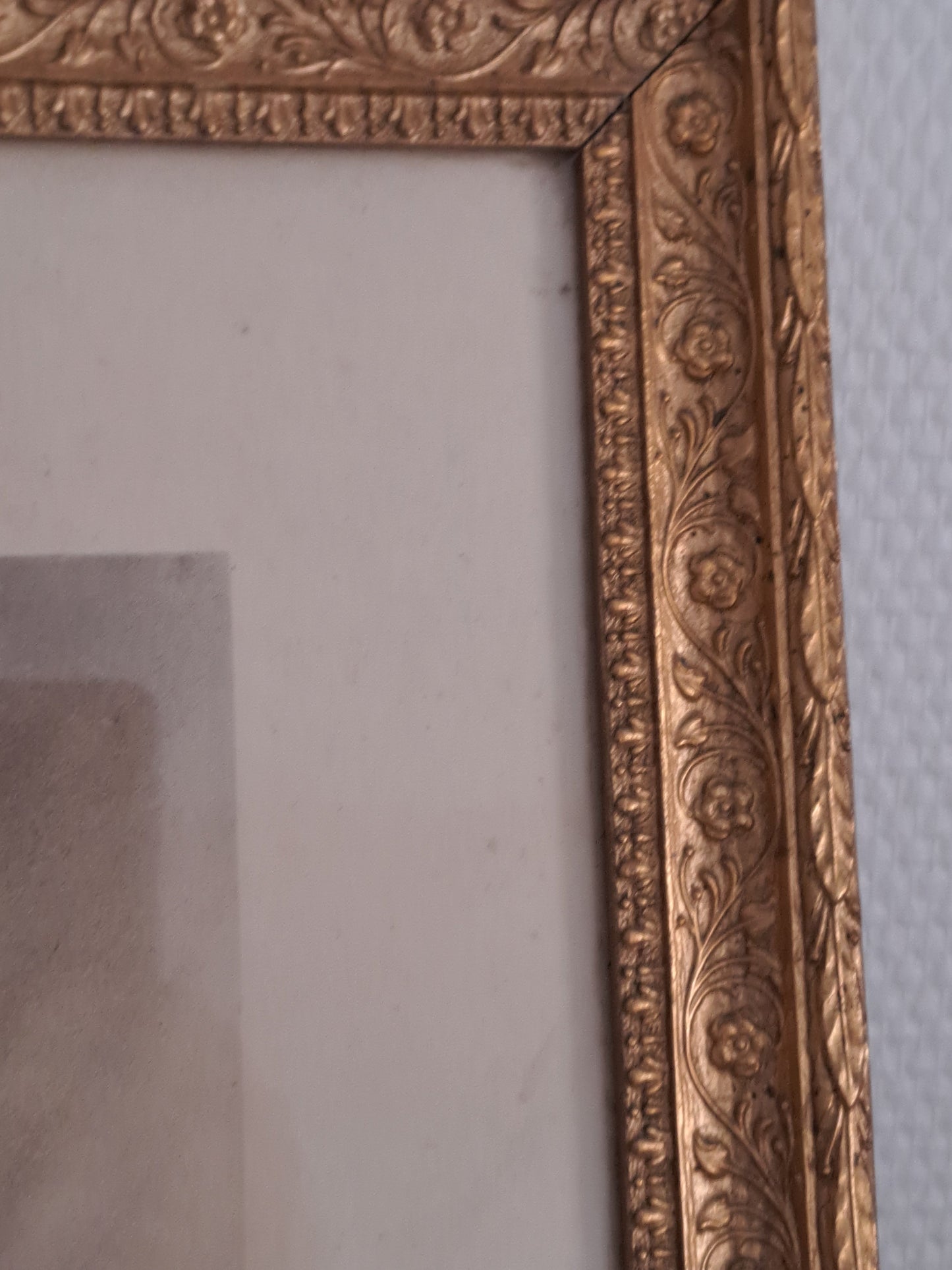 Gravure représentant Sainte Thérèse De L'enfant Jesus de la Sainte-Face. 52 cm x 42 cm.