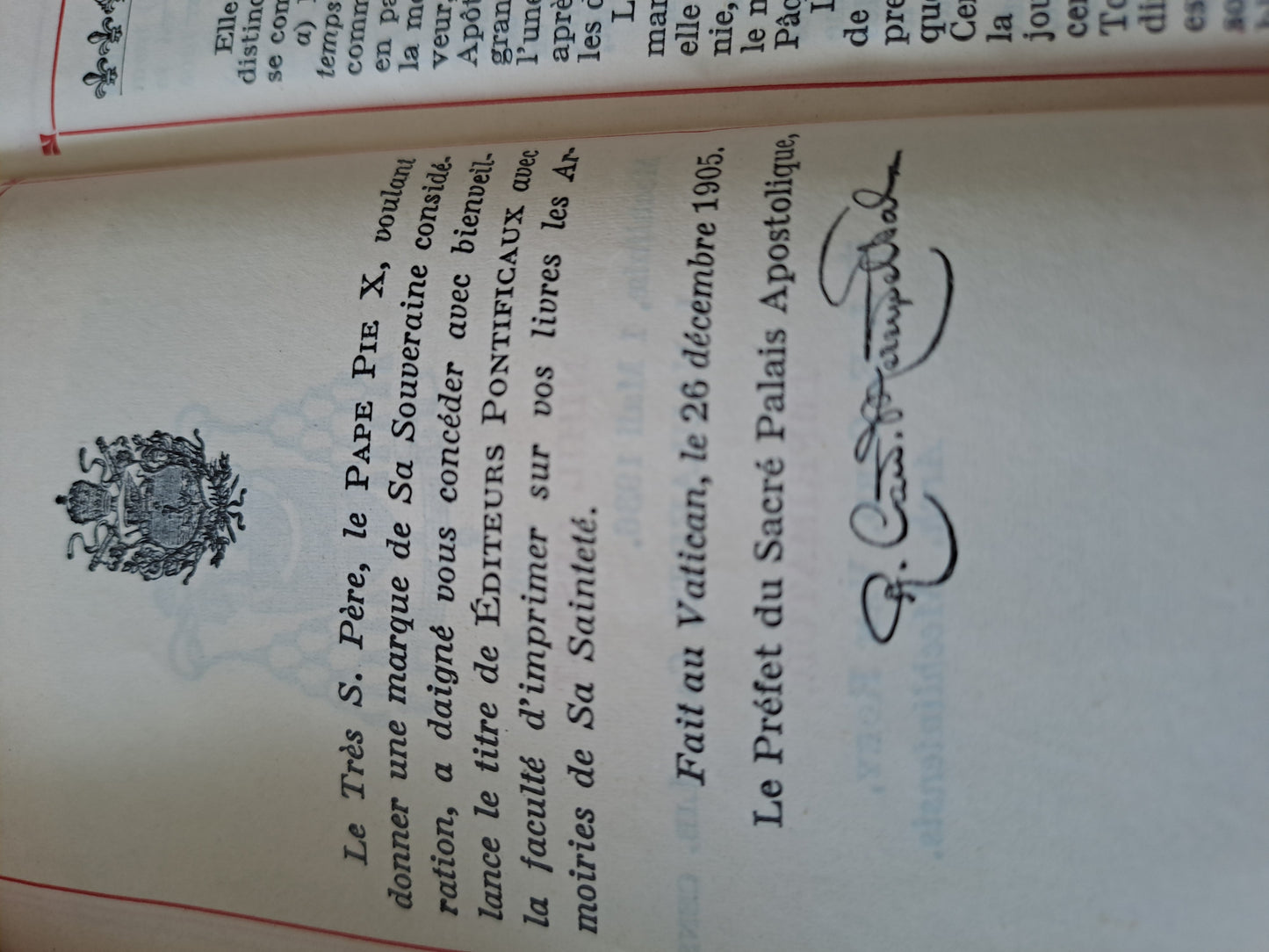 Missel vespéral des quatres saisons. Automne. Ancien livre de prières catholique vintage