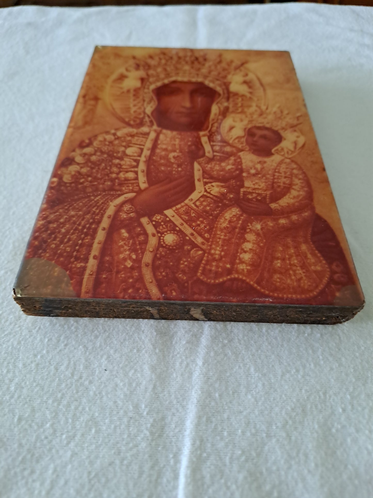 Icône Représentant Notre-Dame de częstochowa.