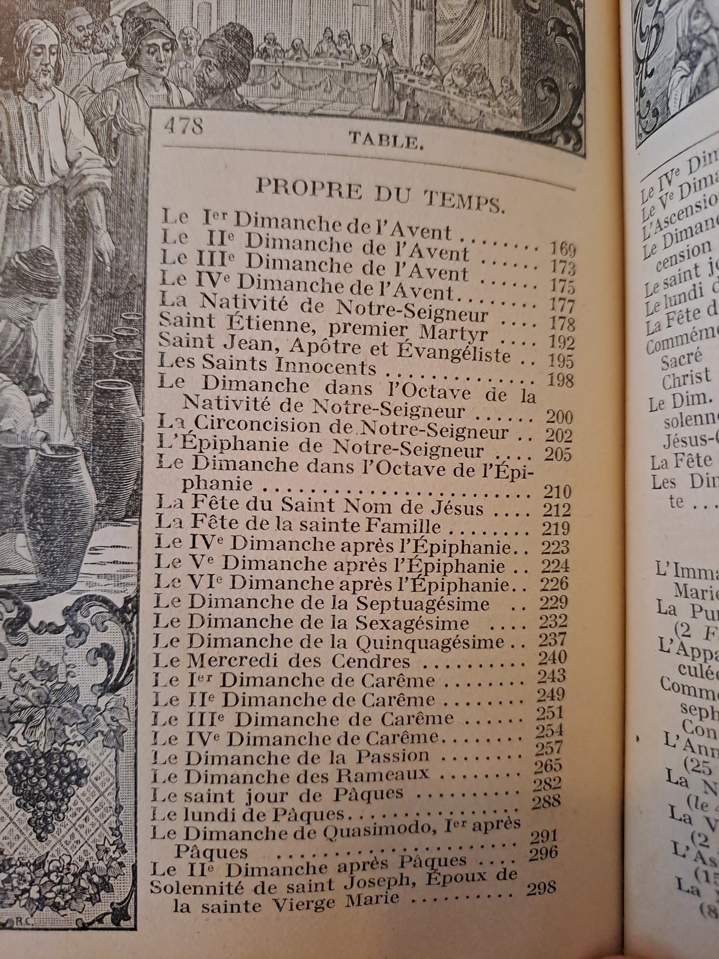 Missel romain à l'usage des fidèles contenant les prières usuelles, propre du temps et propre....