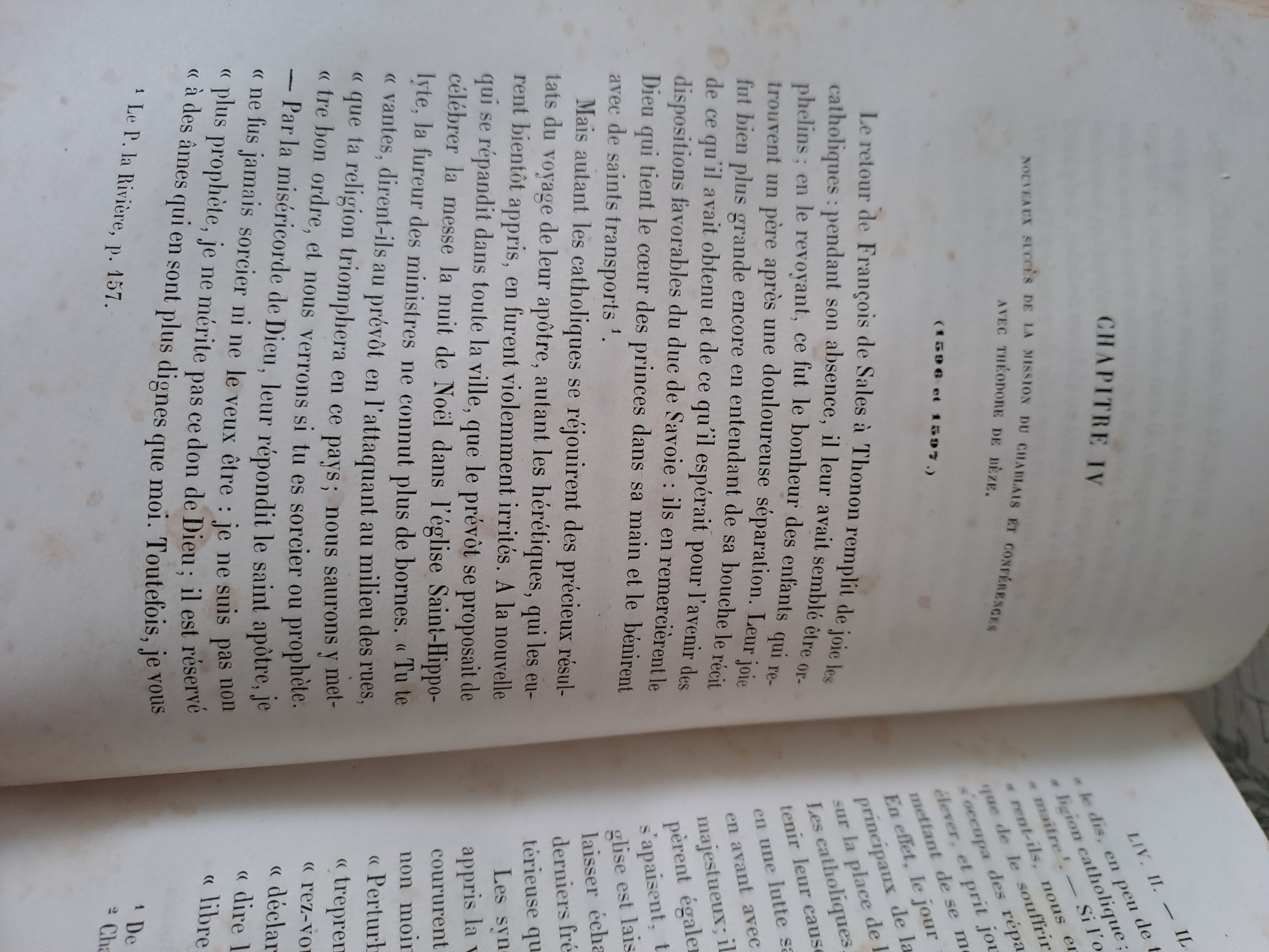 Vie de Saint François de Sales. 1856. Tome 1.