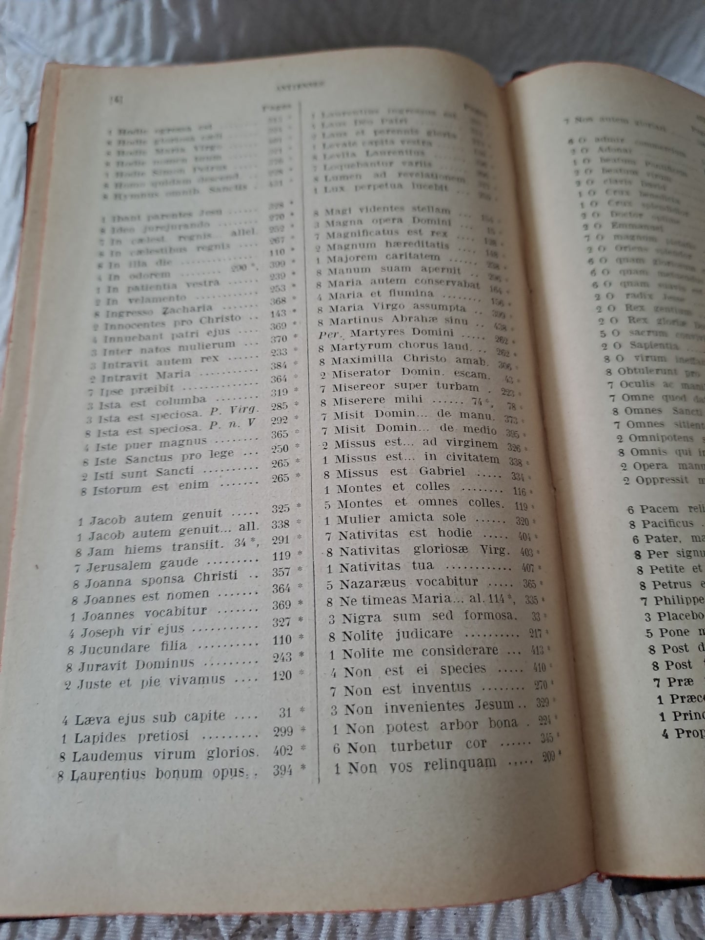 Vespéral Dominical en Notation Gregorienne Et Clef De Sol. 1926.