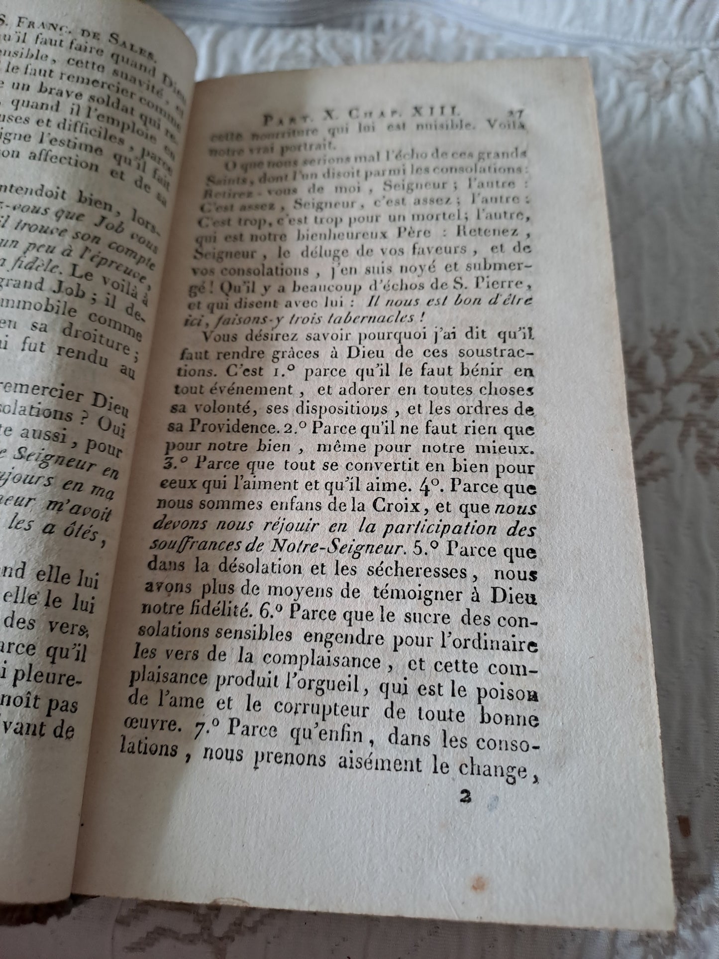 L'esprit de Saint François de Sales. T2. 1816. Ancien livre vintage catholique.