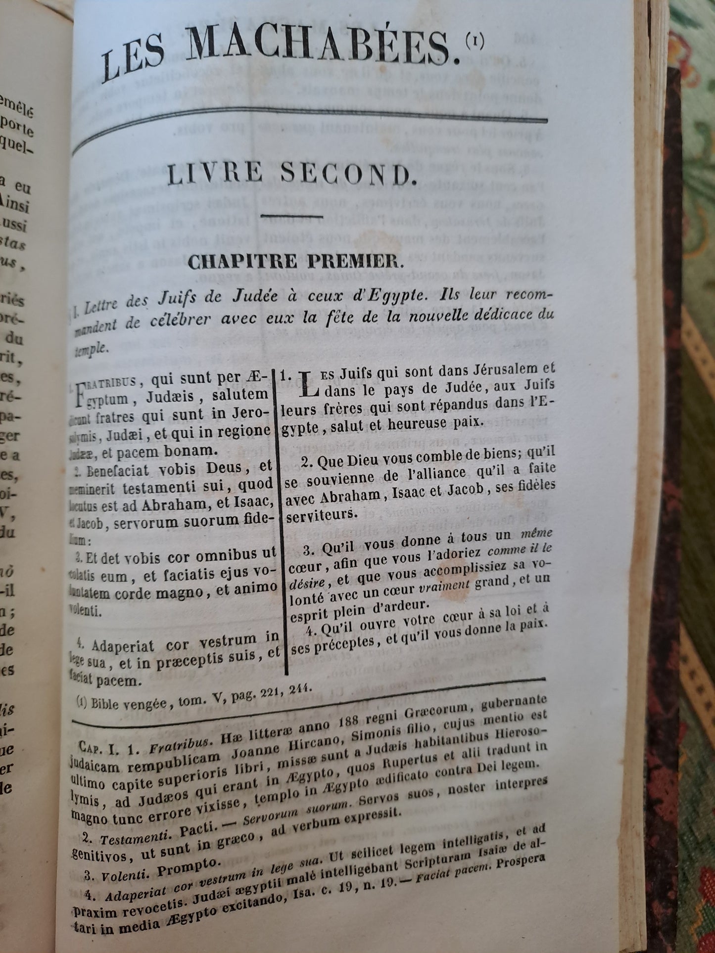 Bible T9. 1835. R P De Carrières Commentaires De Menochius.