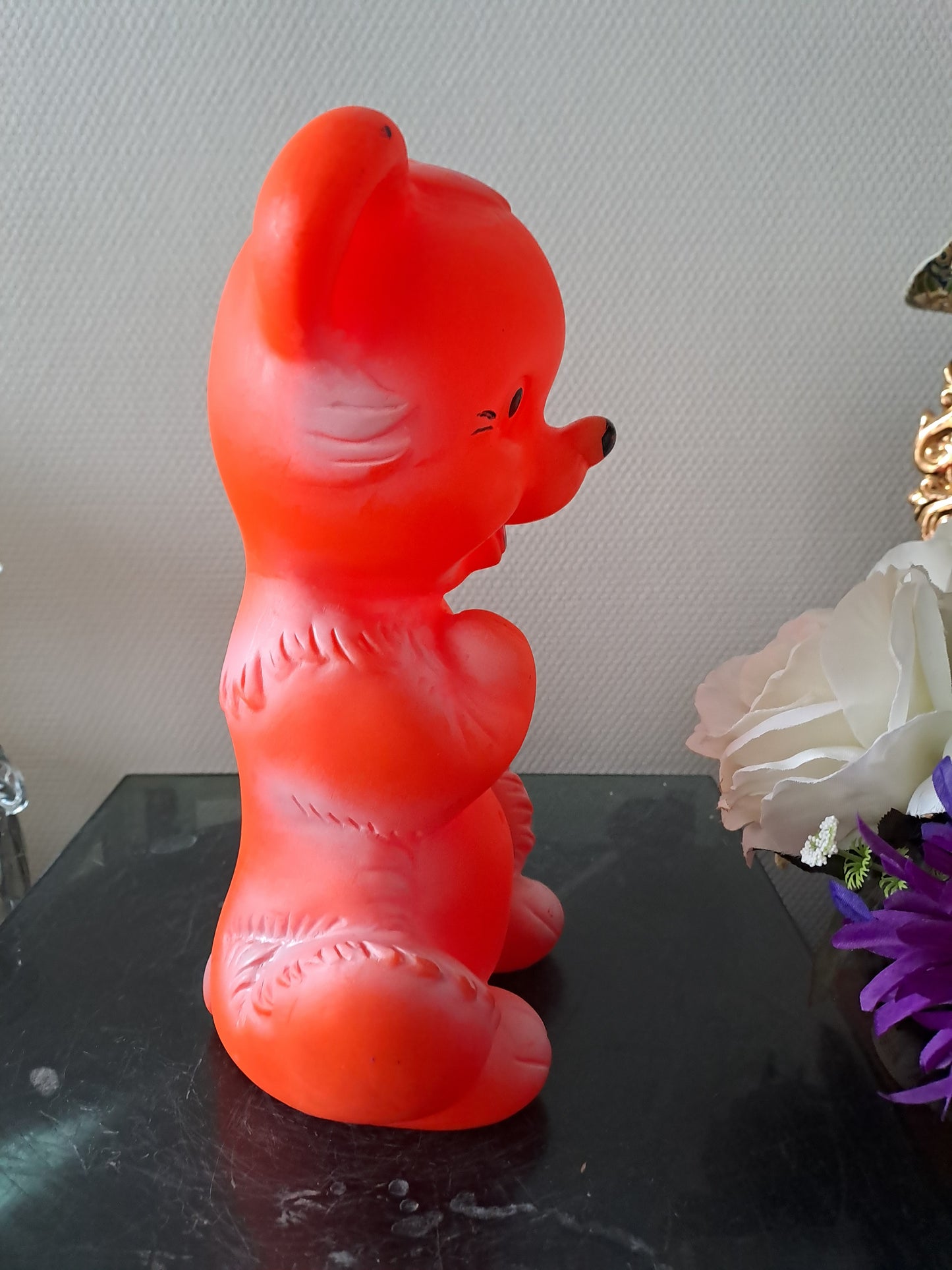 Ours. Teddy bear. Pouet-Pouet. Ancien decoration vintage.