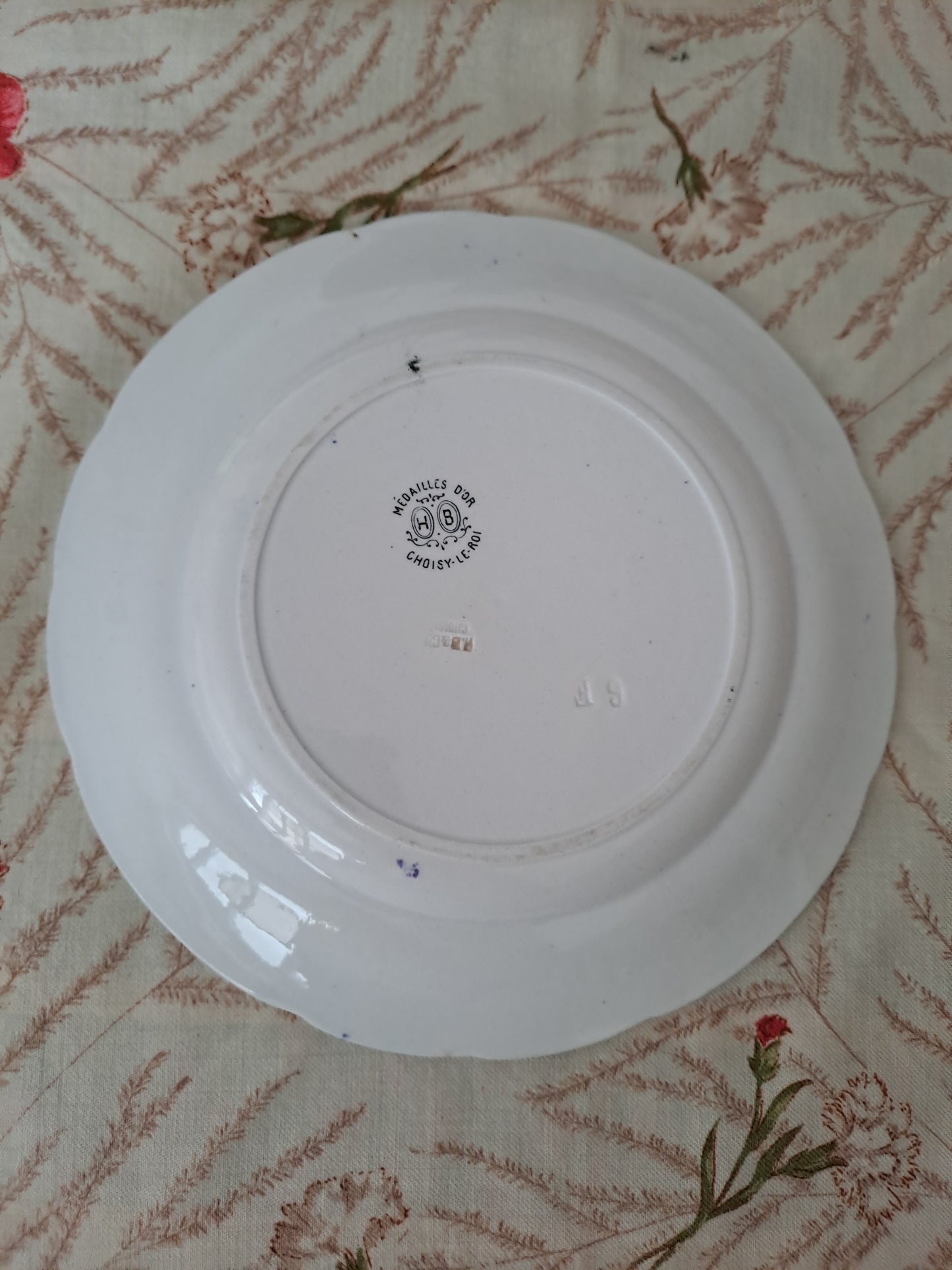 Assiette décorative Parlante. Les petits bonheurs de la vie. N°8. Choisy Le Roi.