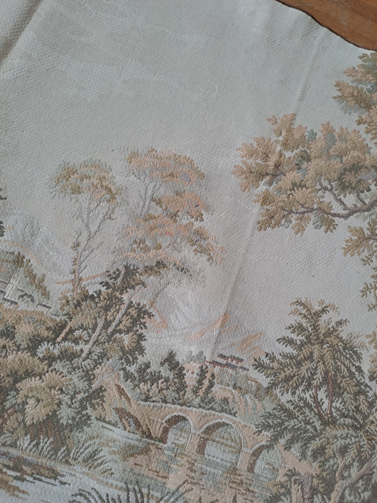 Tapisserie Murale Française. Paysage Romantique.