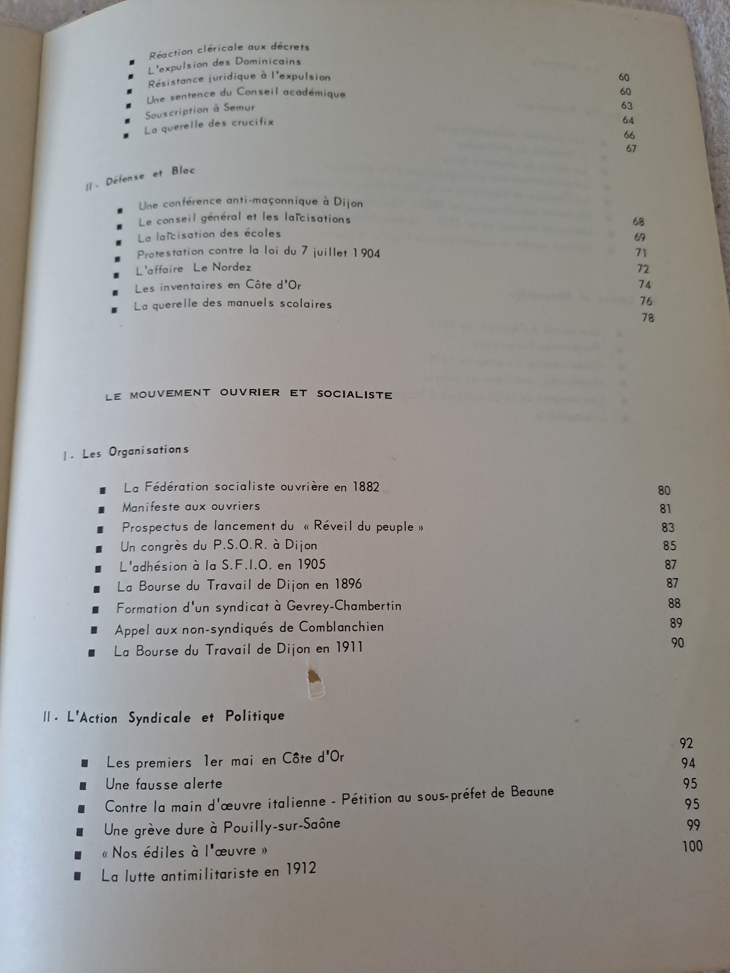 Livre. La IIIe république en Côte-d'Or. 1870 - 1914.