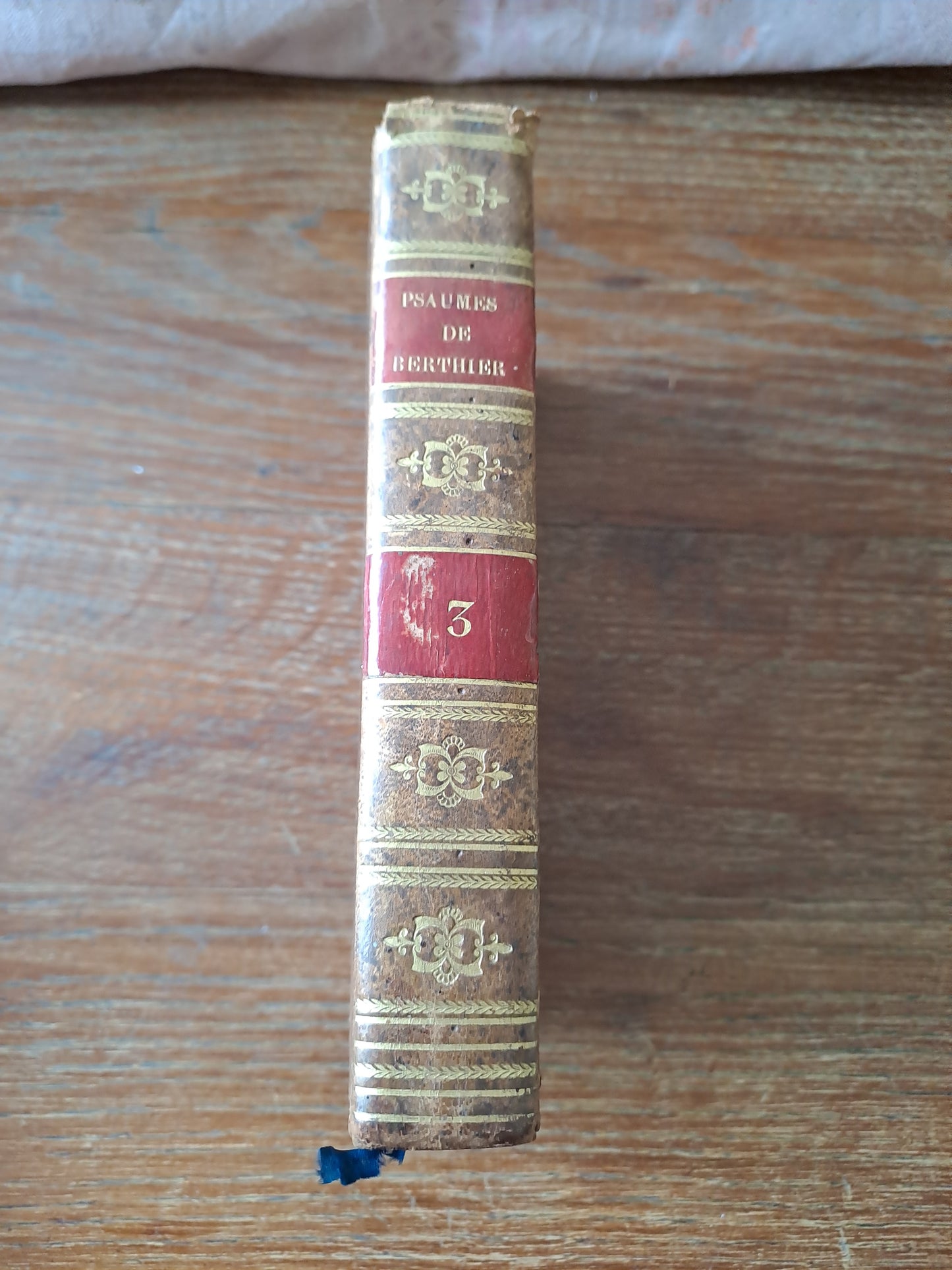 Les psaumes traduits par Berthier. T3. 1807. Ancien livre vintage catholique.