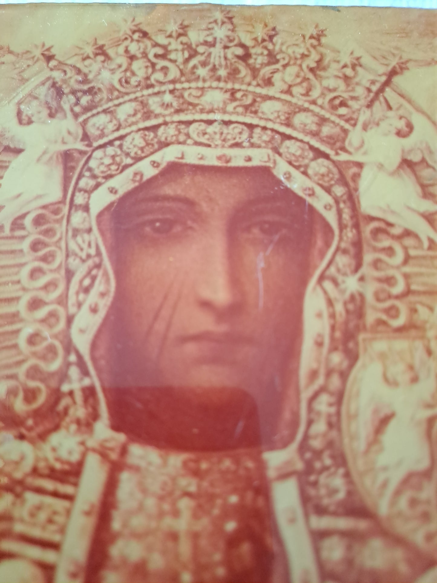 Icône Représentant Notre-Dame de częstochowa.